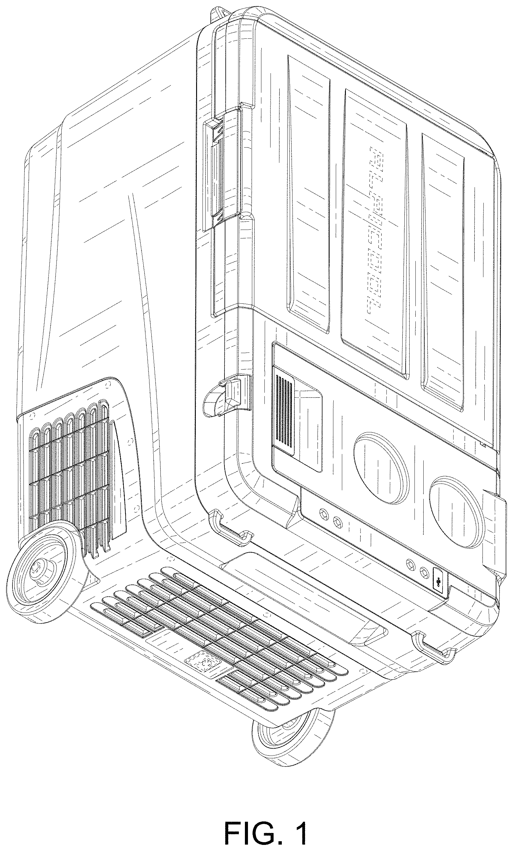 Patent USD0999793 Figure 1 – Refrigerator