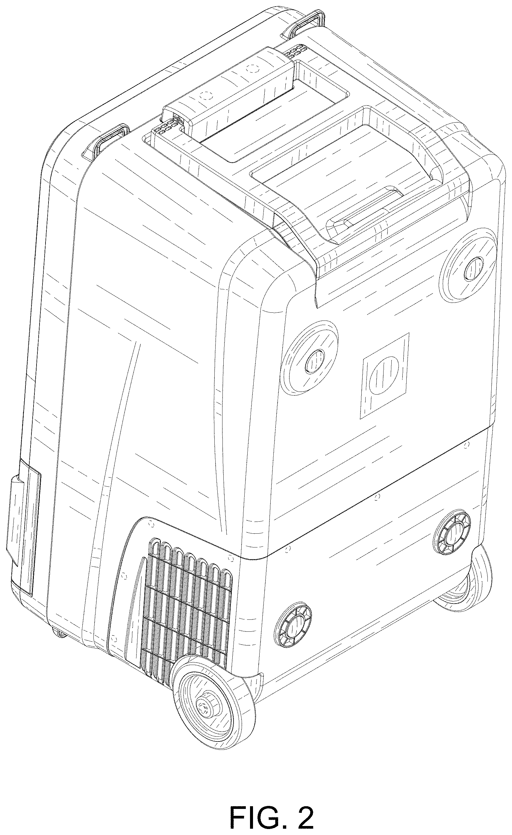 Patent USD0999793 Figure 2 – Refrigerator