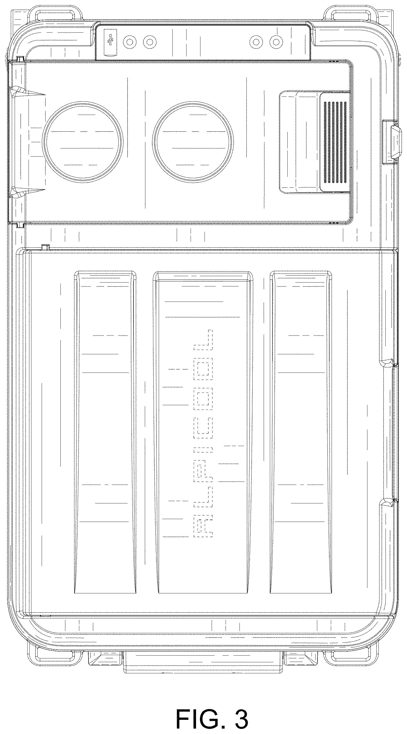 Patent USD0999793 Figure 3 – Refrigerator