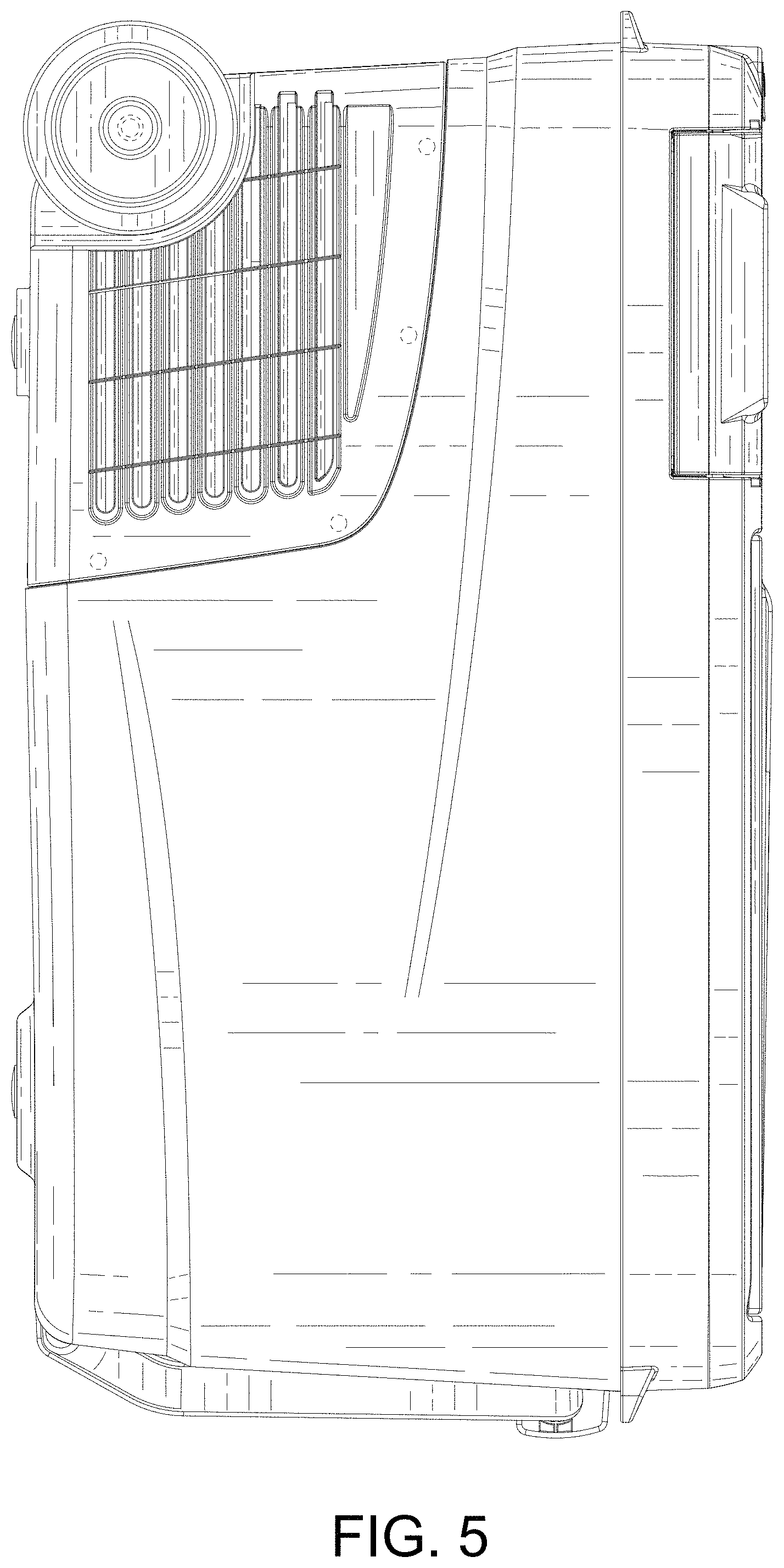 Patent USD0999793 Figure 5 – Refrigerator