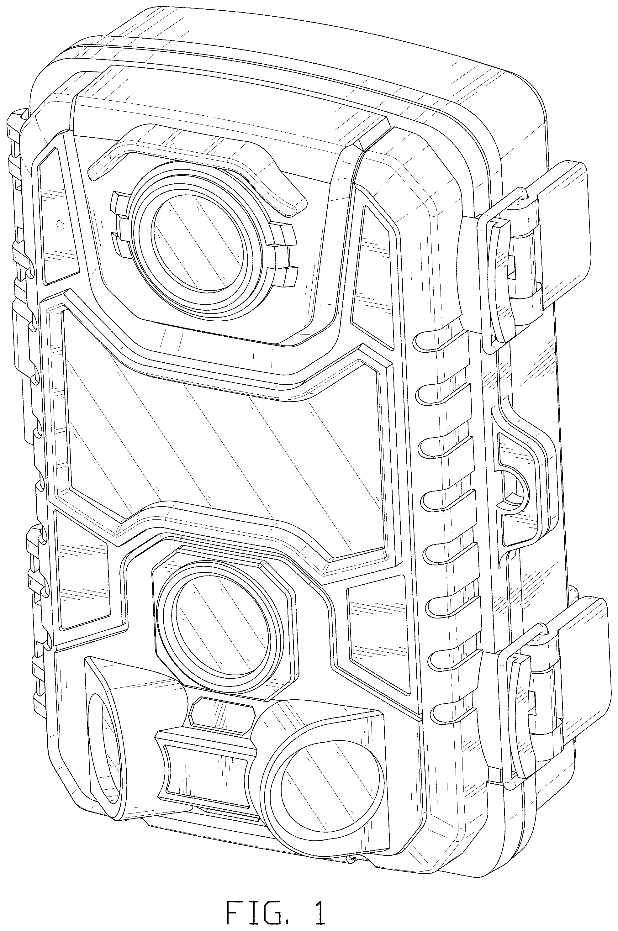 Patent USD0999806 — Trail camera — Figure 1