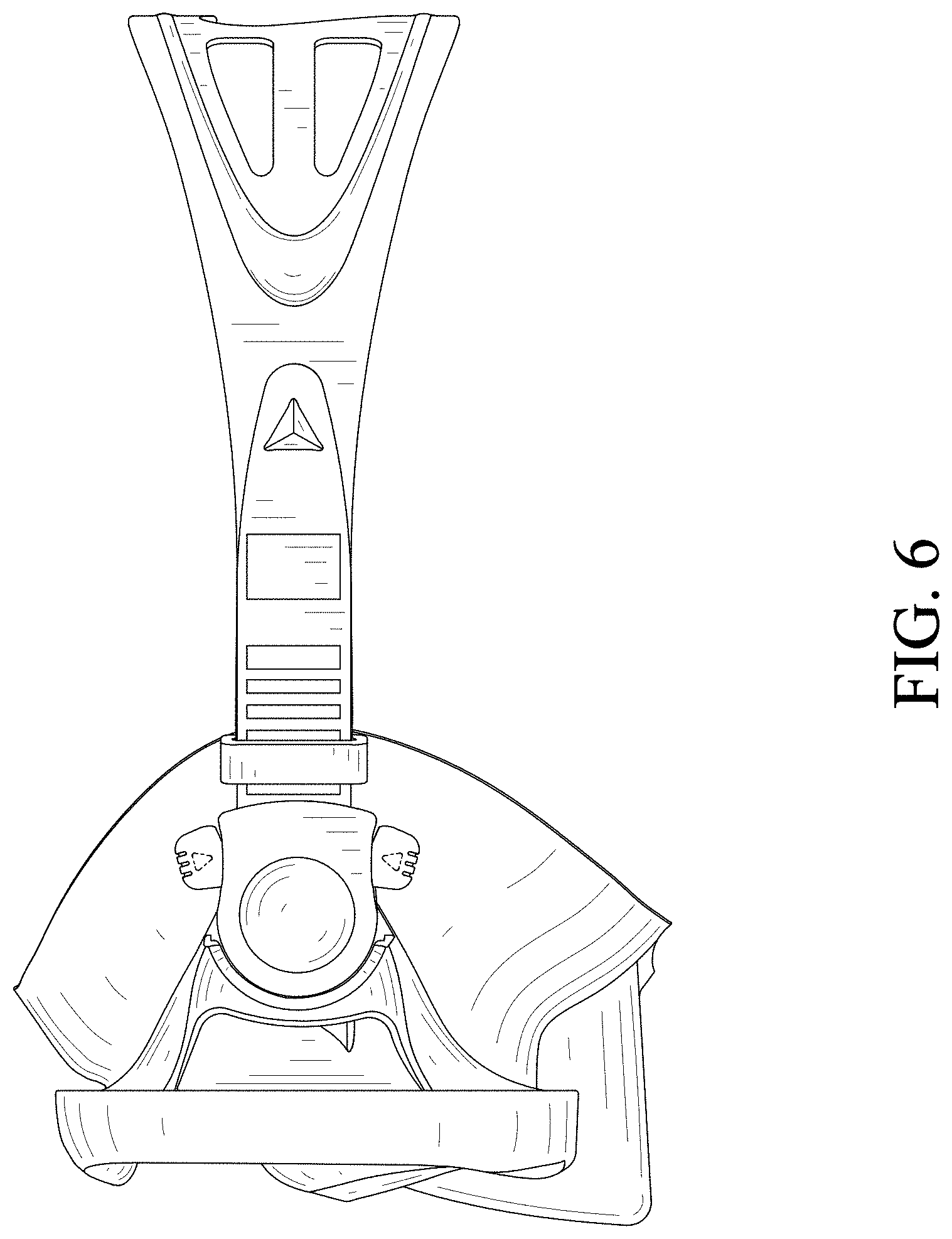 Patent USD0999813 Figure 6 – Swim mask