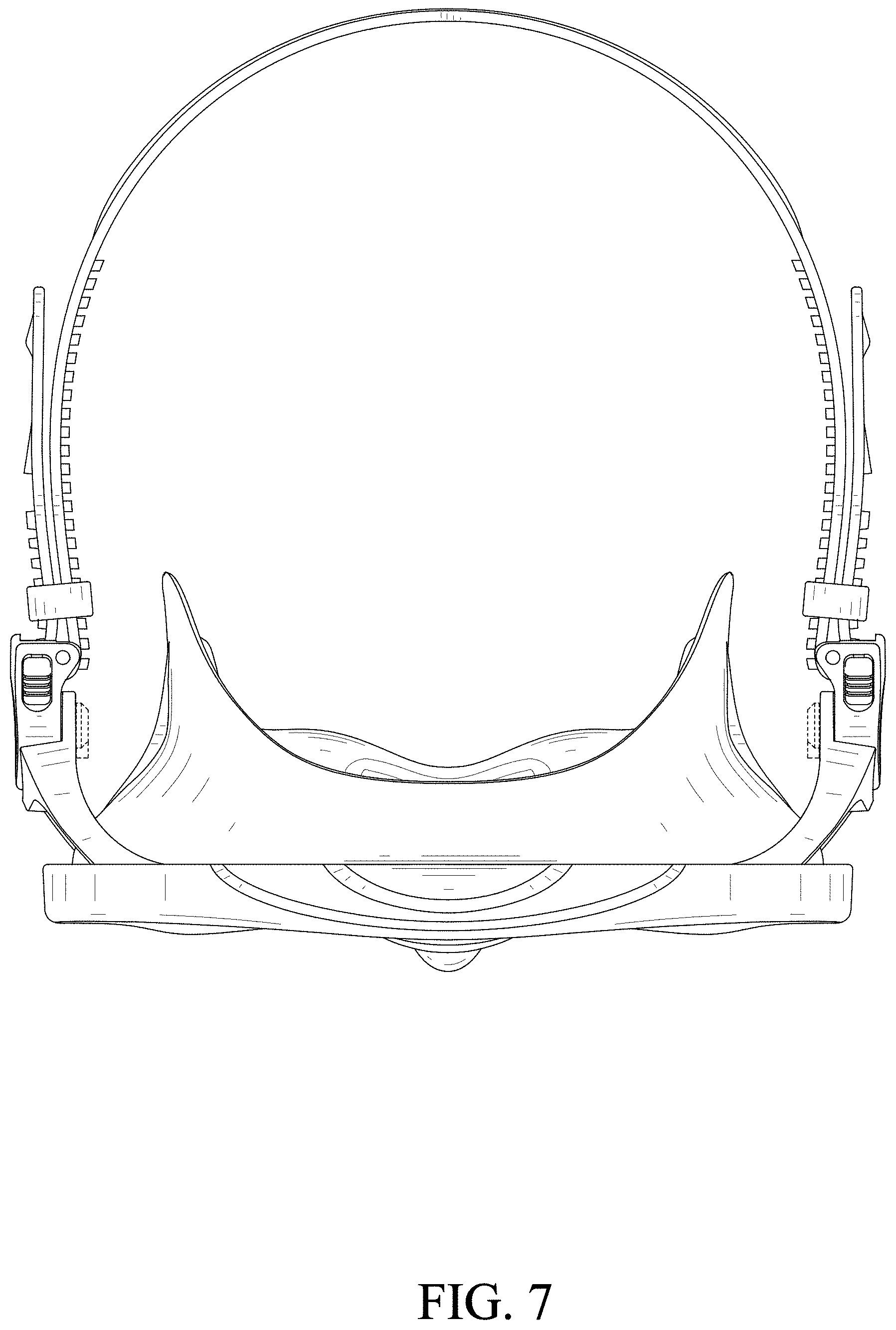 Patent USD0999813 Figure 7 – Swim mask