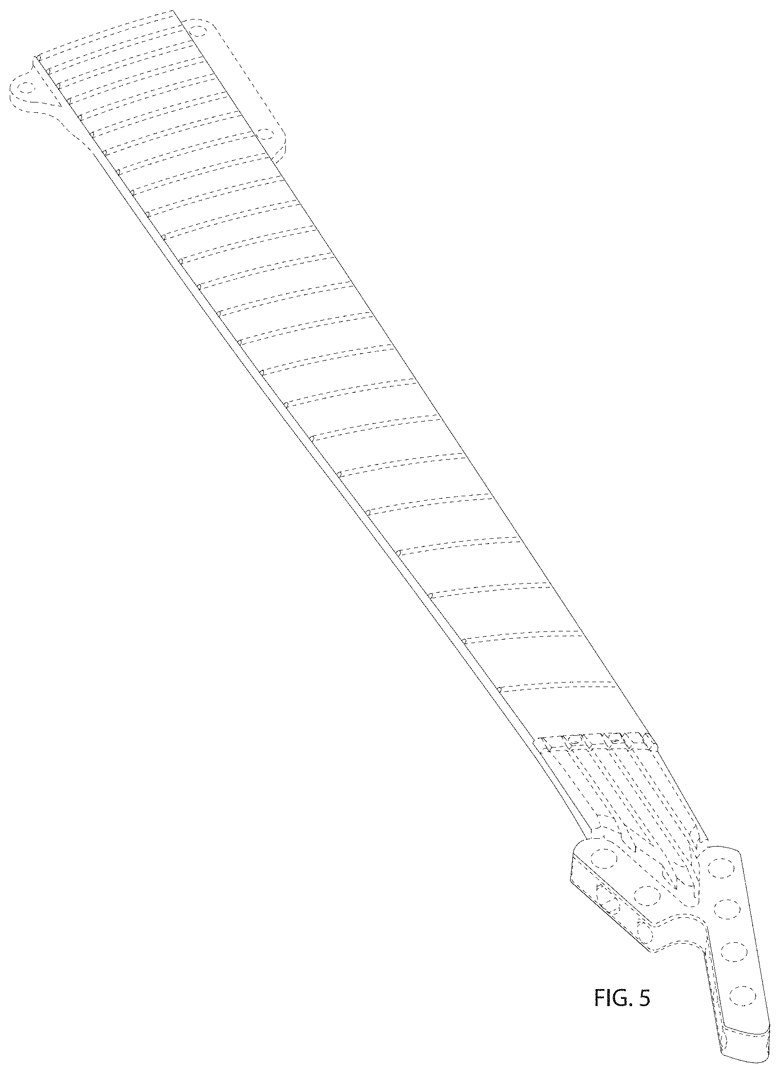 Patent USD0999814 Figure 3 – Guitar neck and head