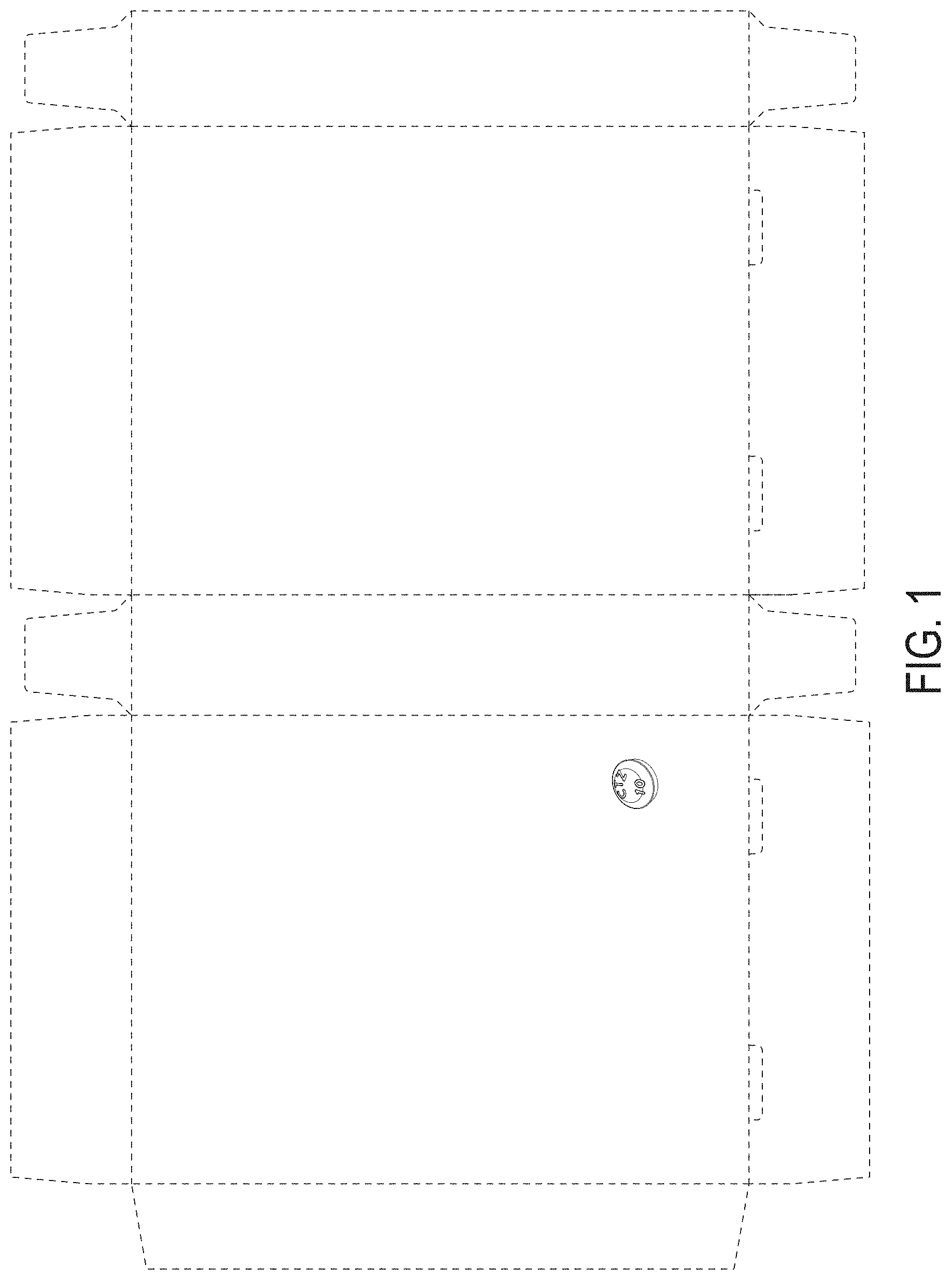 Patent USD0999826 Figure 1 – Label for packaging for dosage form
