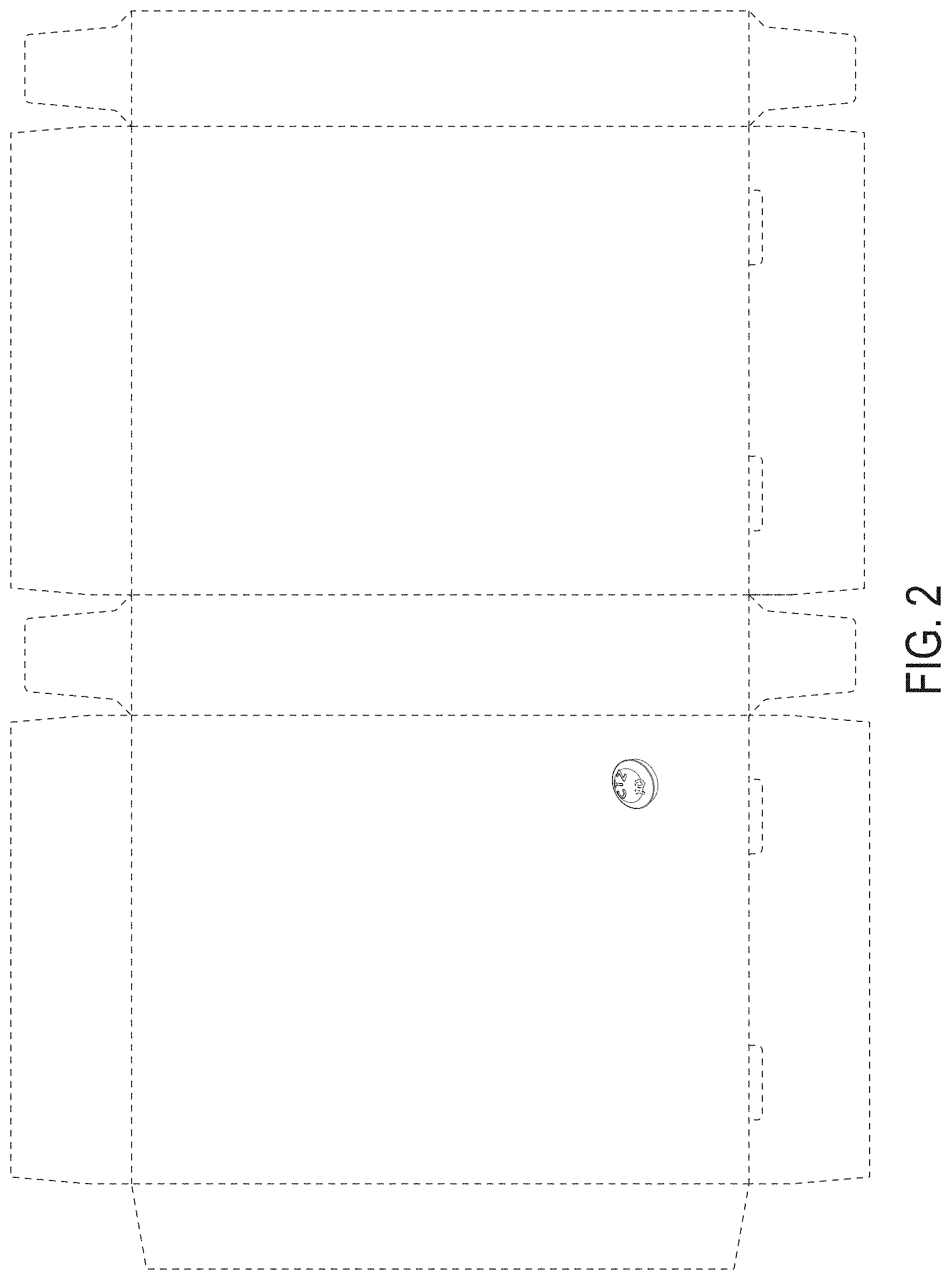 Patent USD0999826 Figure 2 – Label for packaging for dosage form