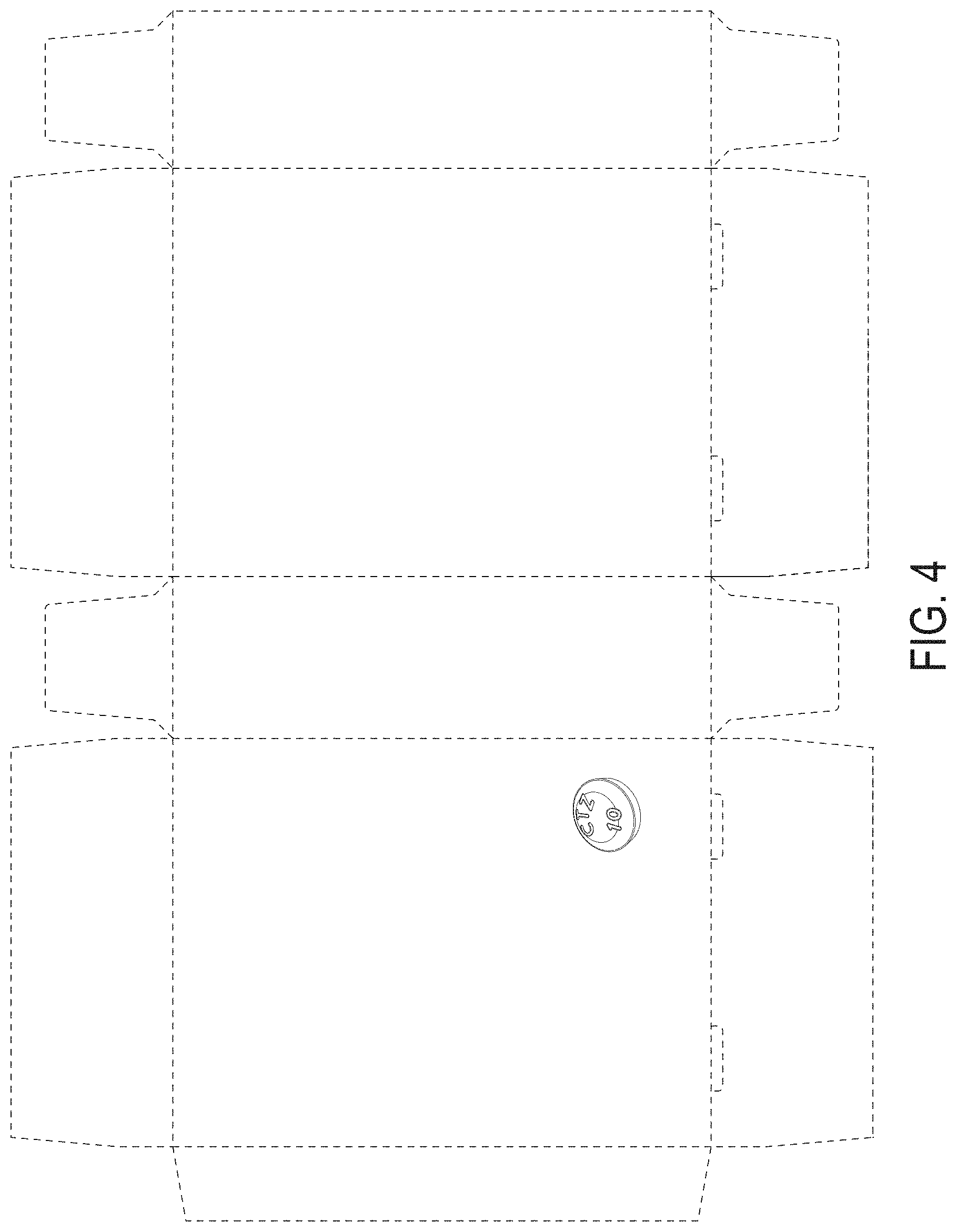 Patent USD0999826 Figure 4 – Label for packaging for dosage form