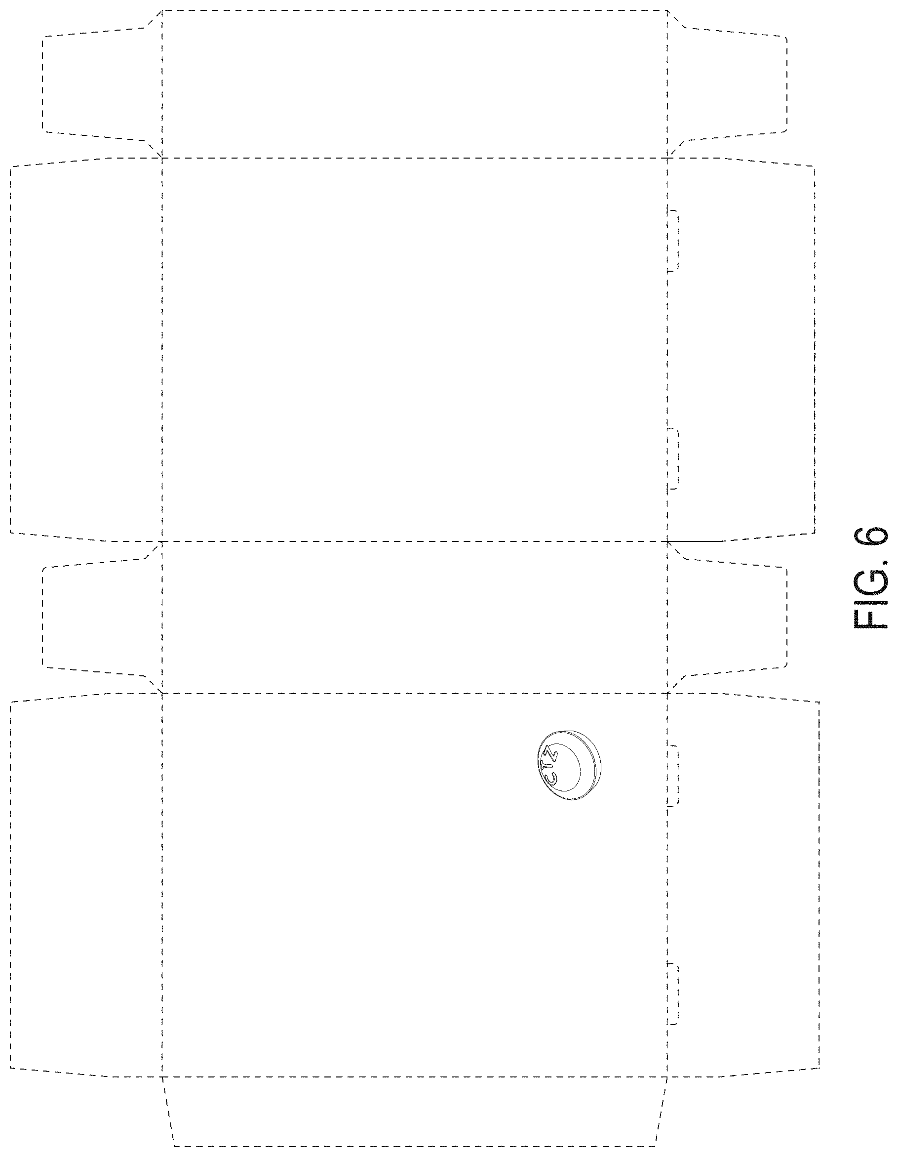 Patent USD0999826 Figure 6 – Label for packaging for dosage form