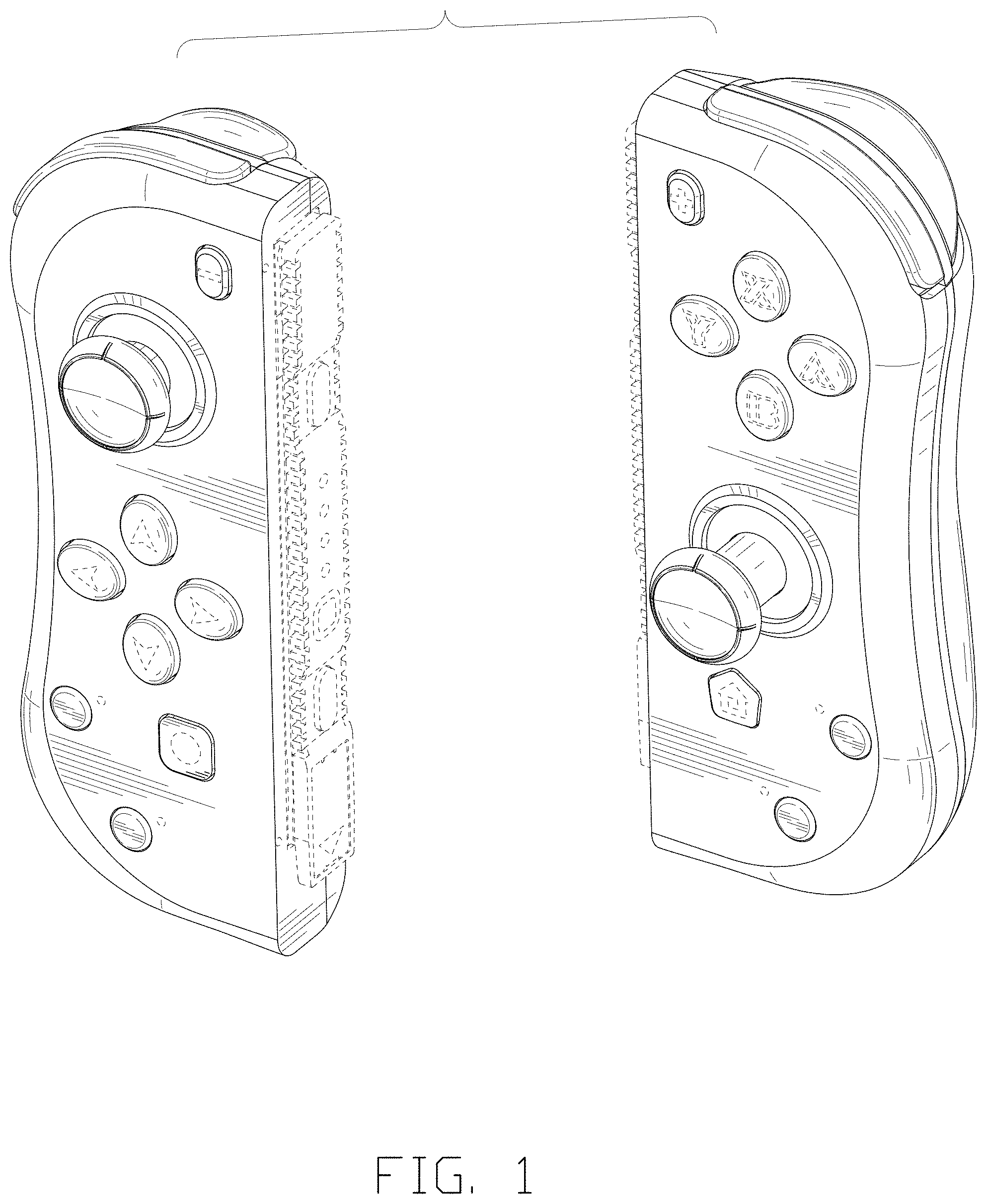Patent USD0999830 — Gamepad — Figure 1
