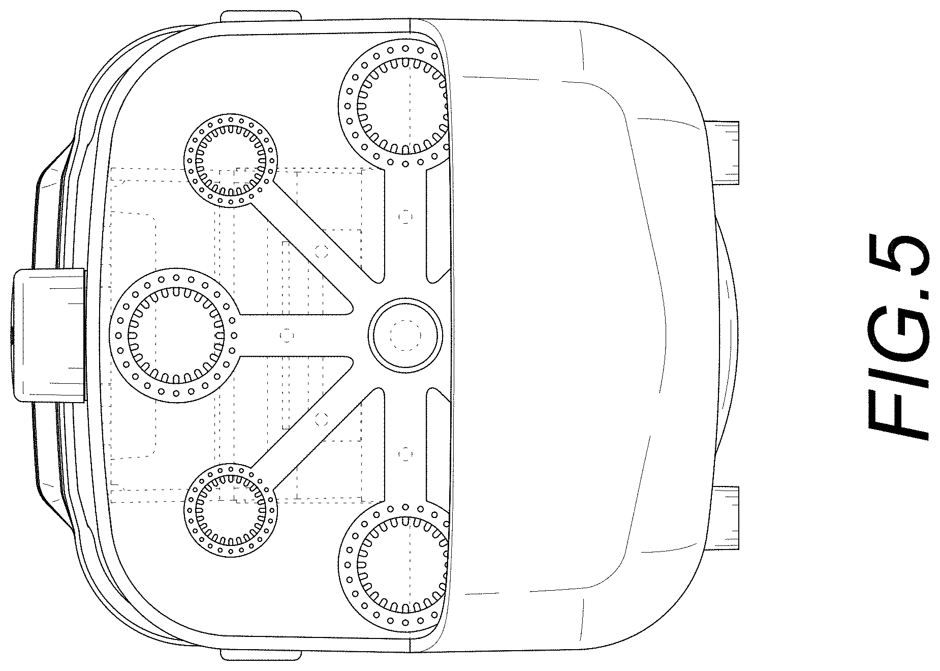 Patent USD0999833 Figure 5 – Bubble machine
