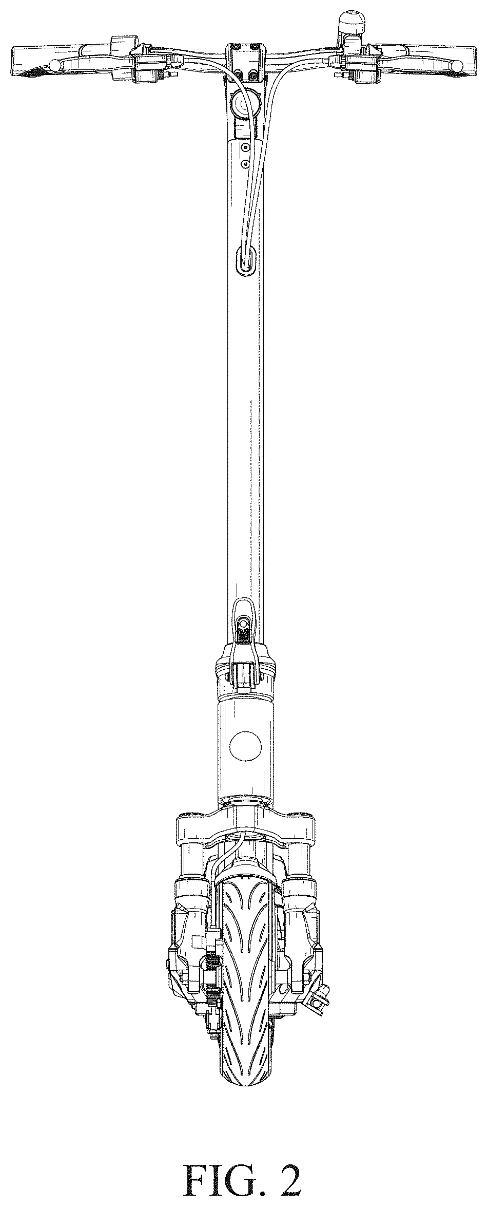 Patent USD0999834 Figure 2 – Electric scooter