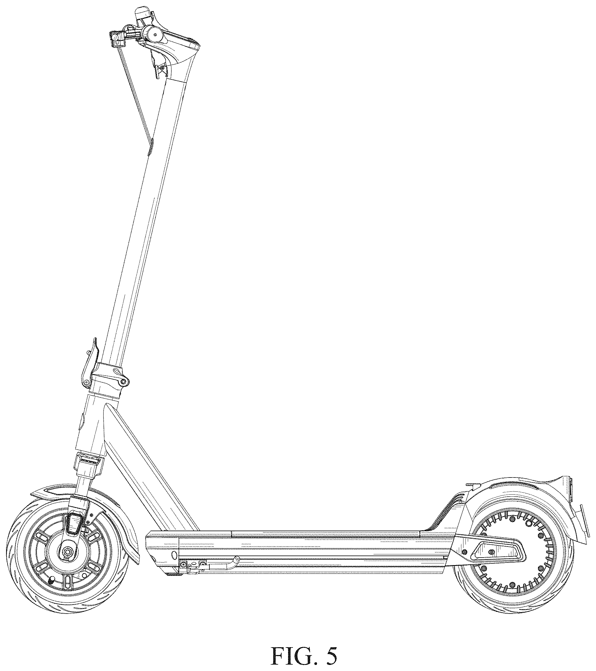 Patent USD0999834 Figure 5 – Electric scooter