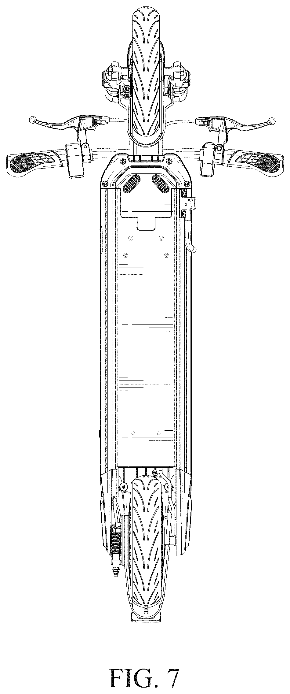 Patent USD0999834 Figure 7 – Electric scooter