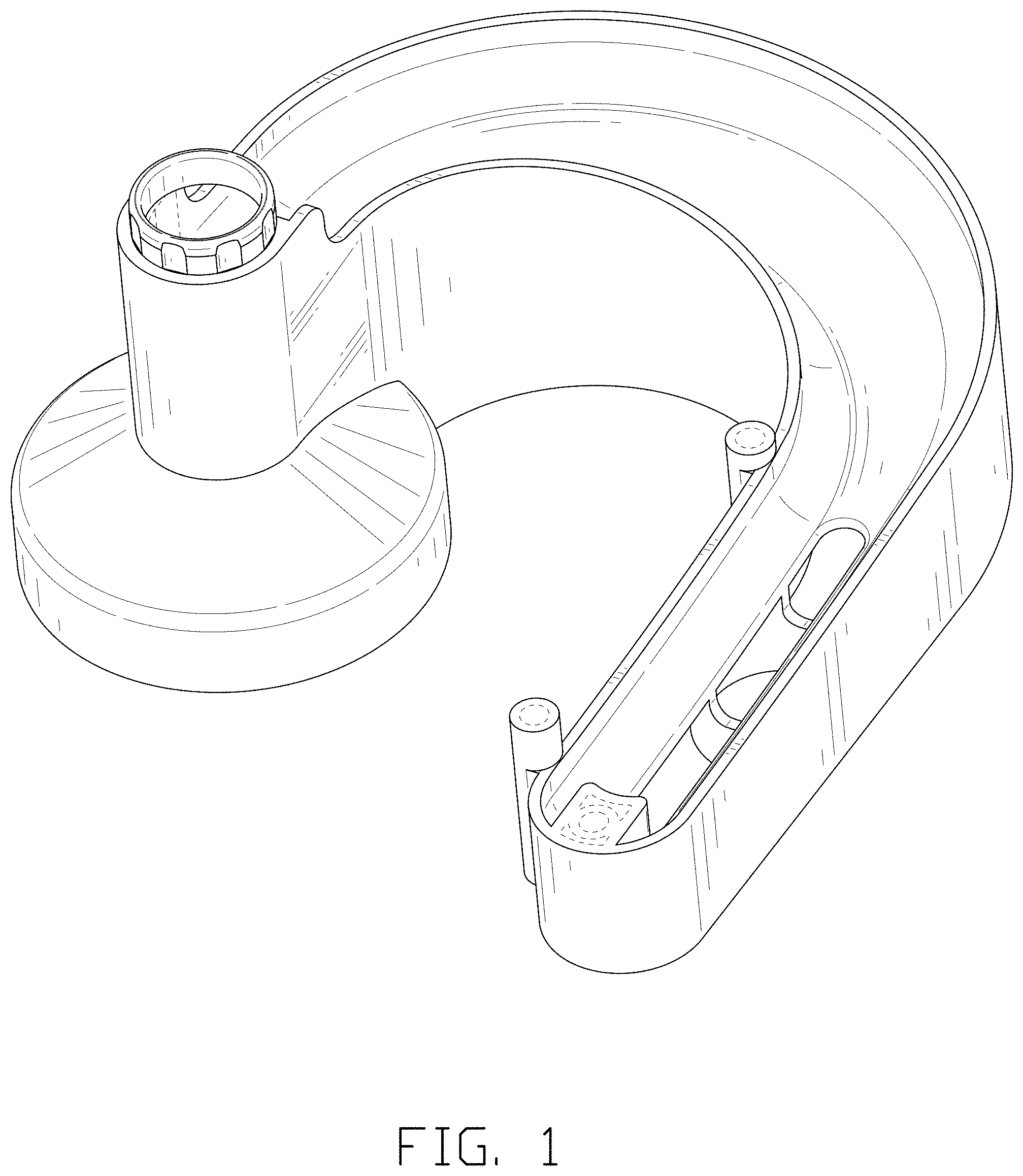 Patent USD0999839 Figure 1 – Toy track piece