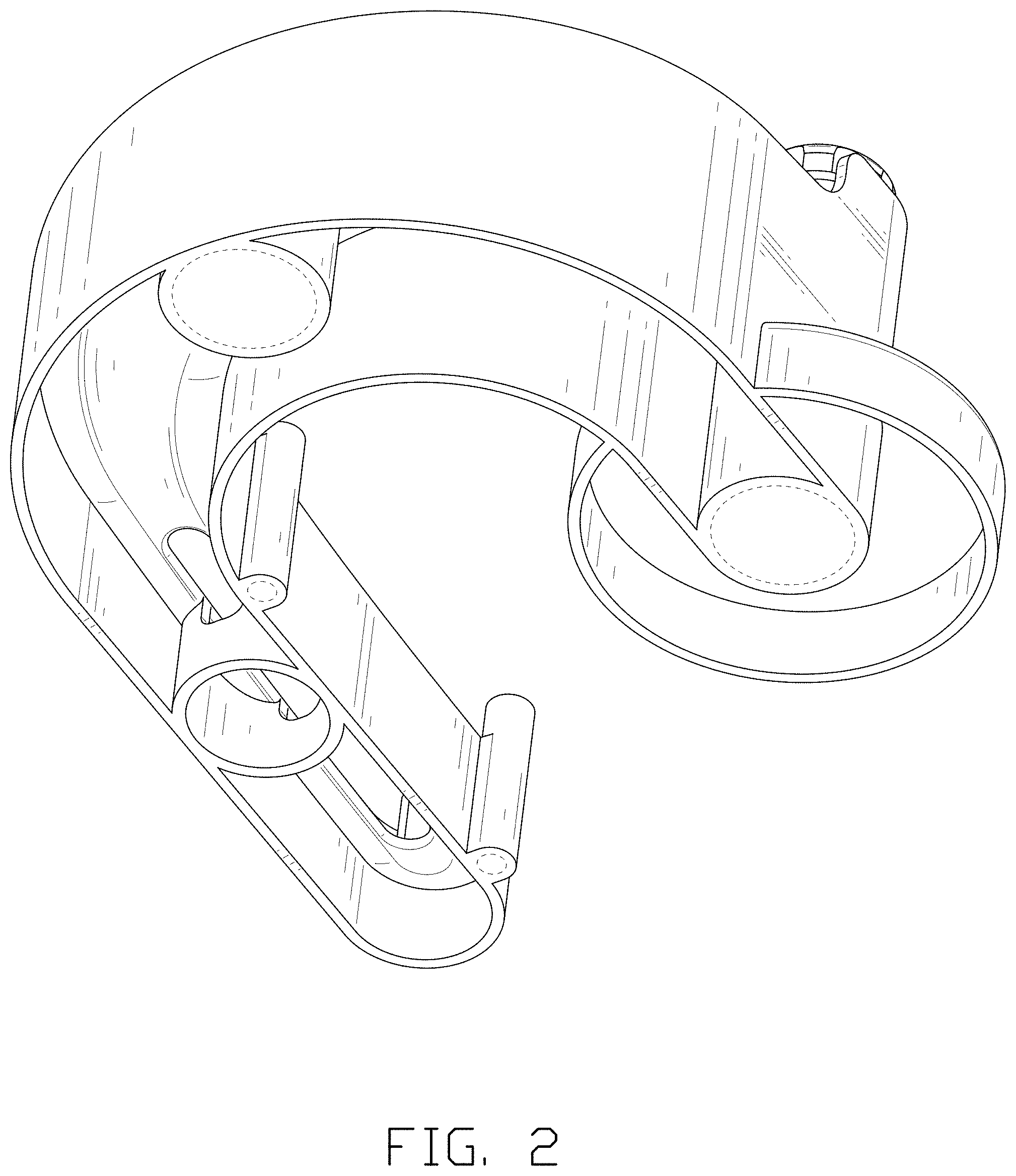Patent USD0999839 Figure 2 – Toy track piece