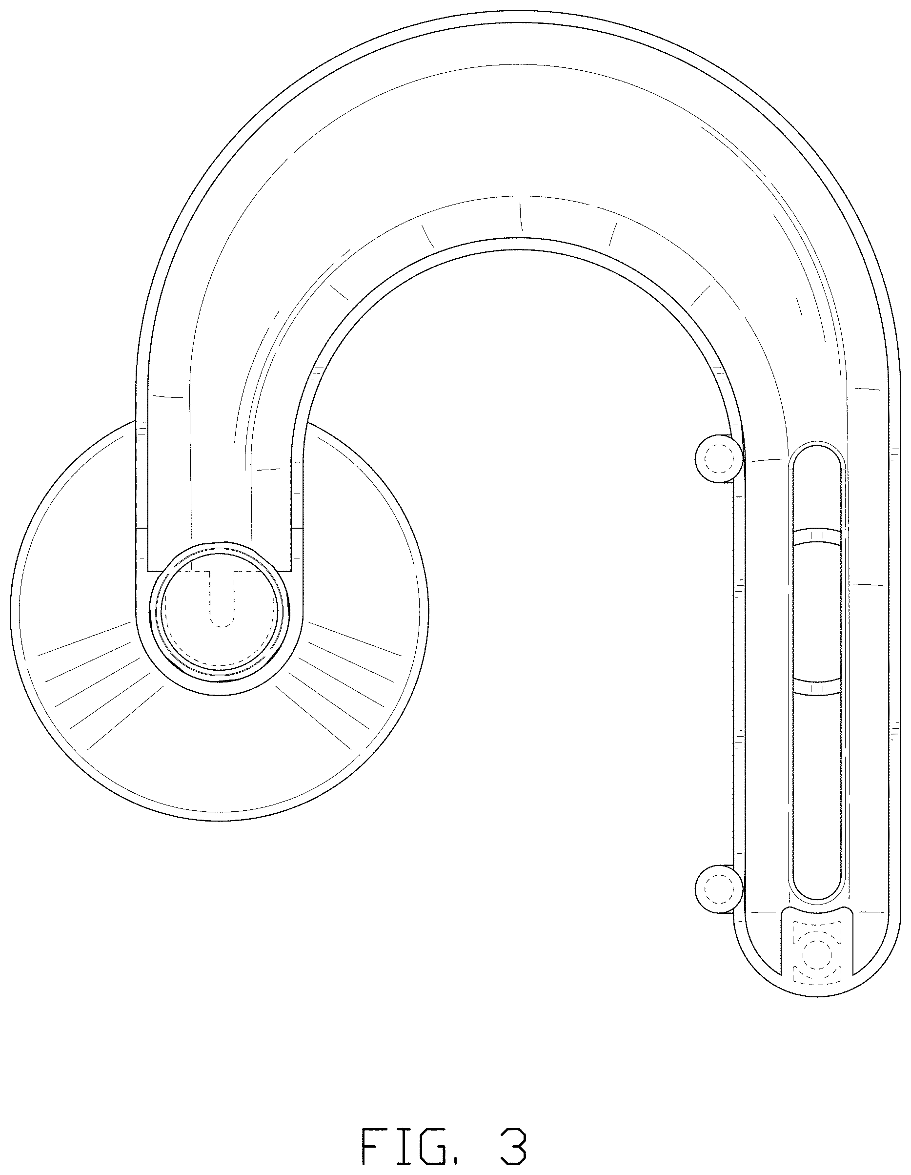 Patent USD0999839 Figure 3 – Toy track piece