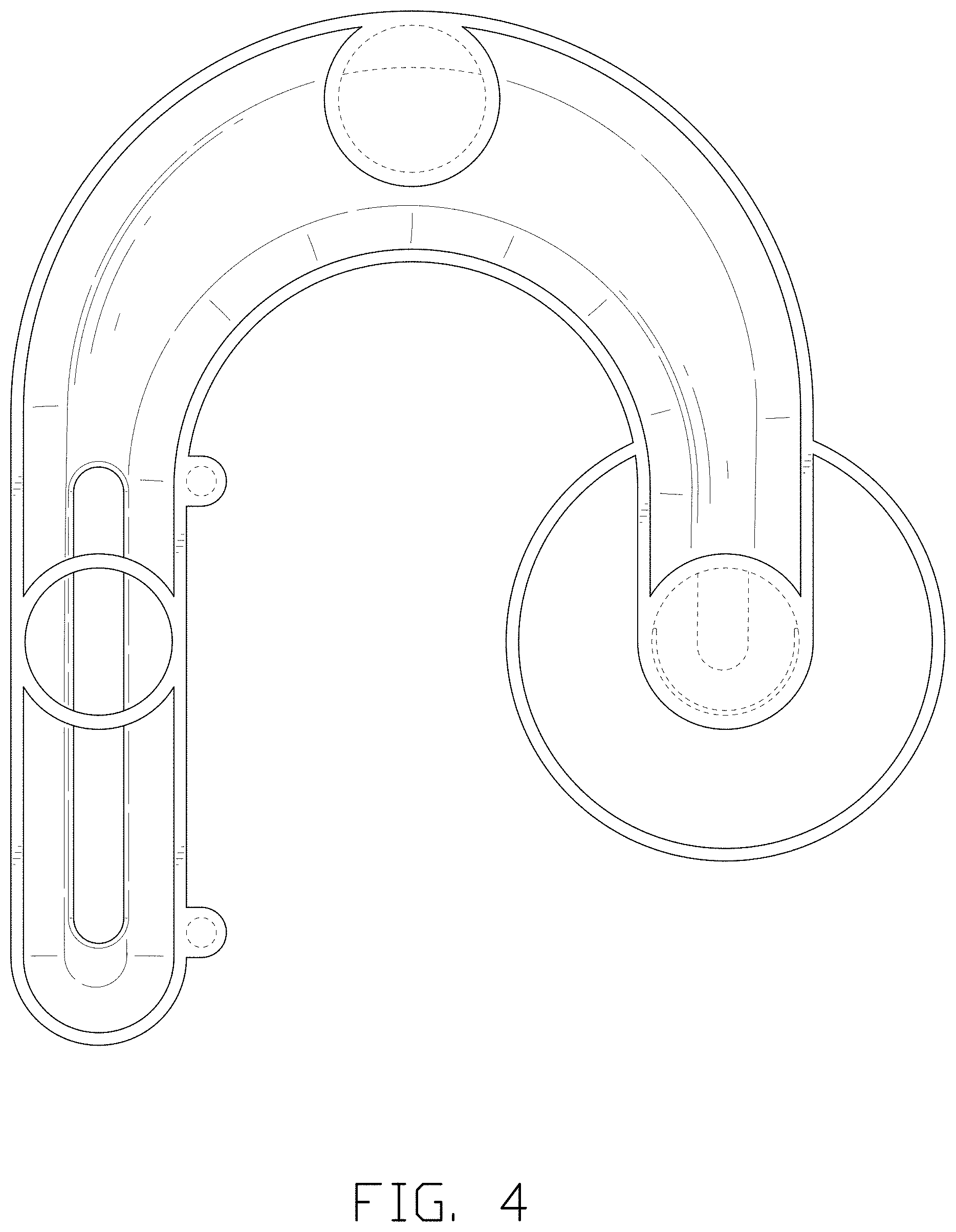 Patent USD0999839 Figure 4 – Toy track piece