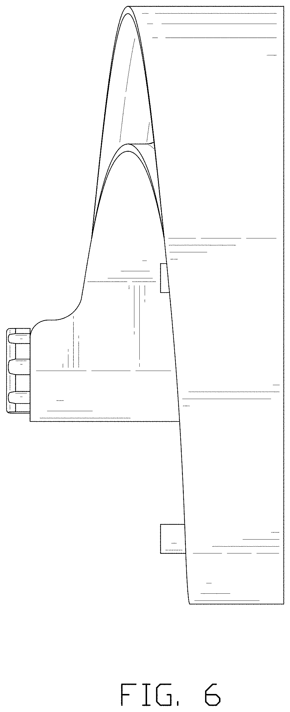 Patent USD0999839 Figure 6 – Toy track piece