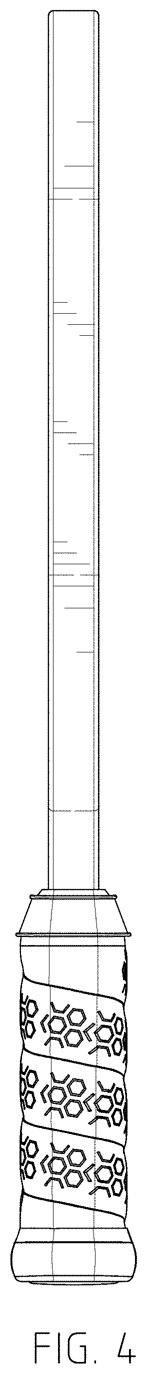 Patent USD0999857 Figure 4 – Pickleball racket