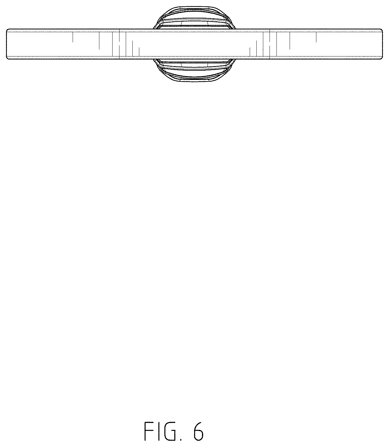 Patent USD0999857 Figure 6 – Pickleball racket