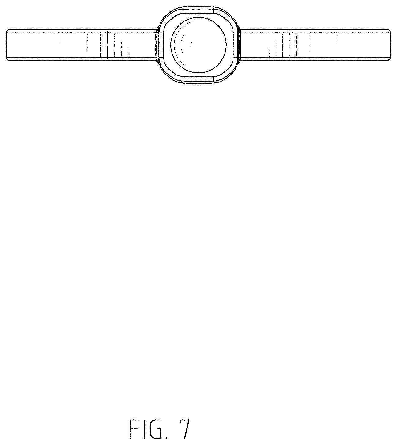 Patent USD0999857 Figure 7 – Pickleball racket