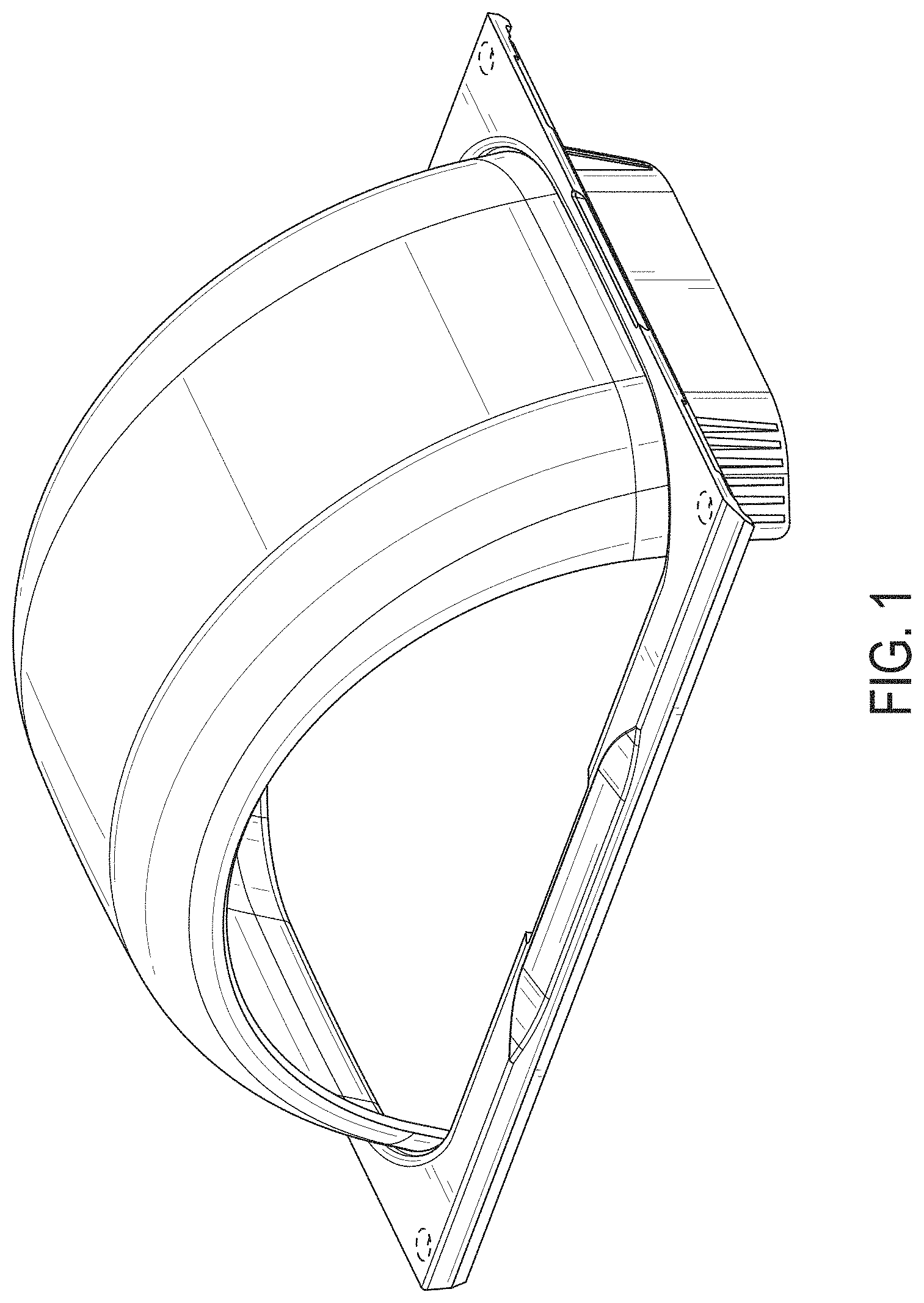 Patent USD0999859 — Fender for electric vehicle — Figure 1