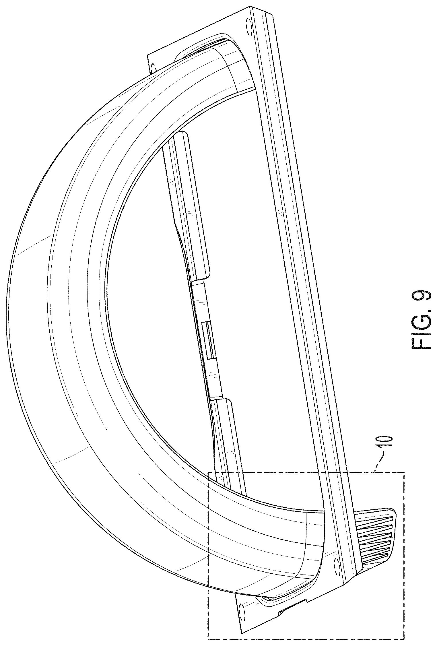 Patent USD0999859 Figure 7 – Fender for electric vehicle
