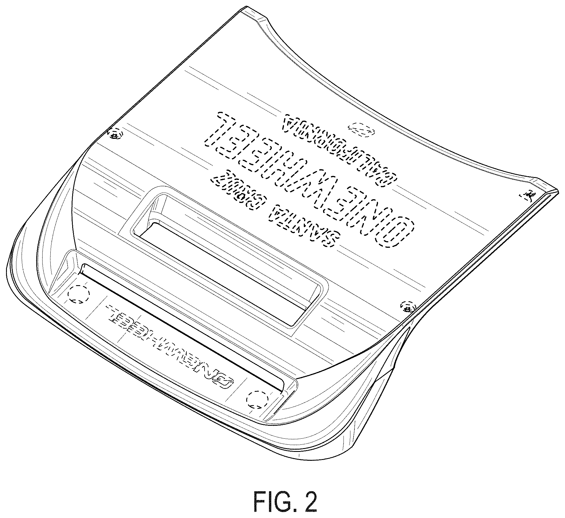 Patent USD0999860 Figure 2 – Electric vehicle front