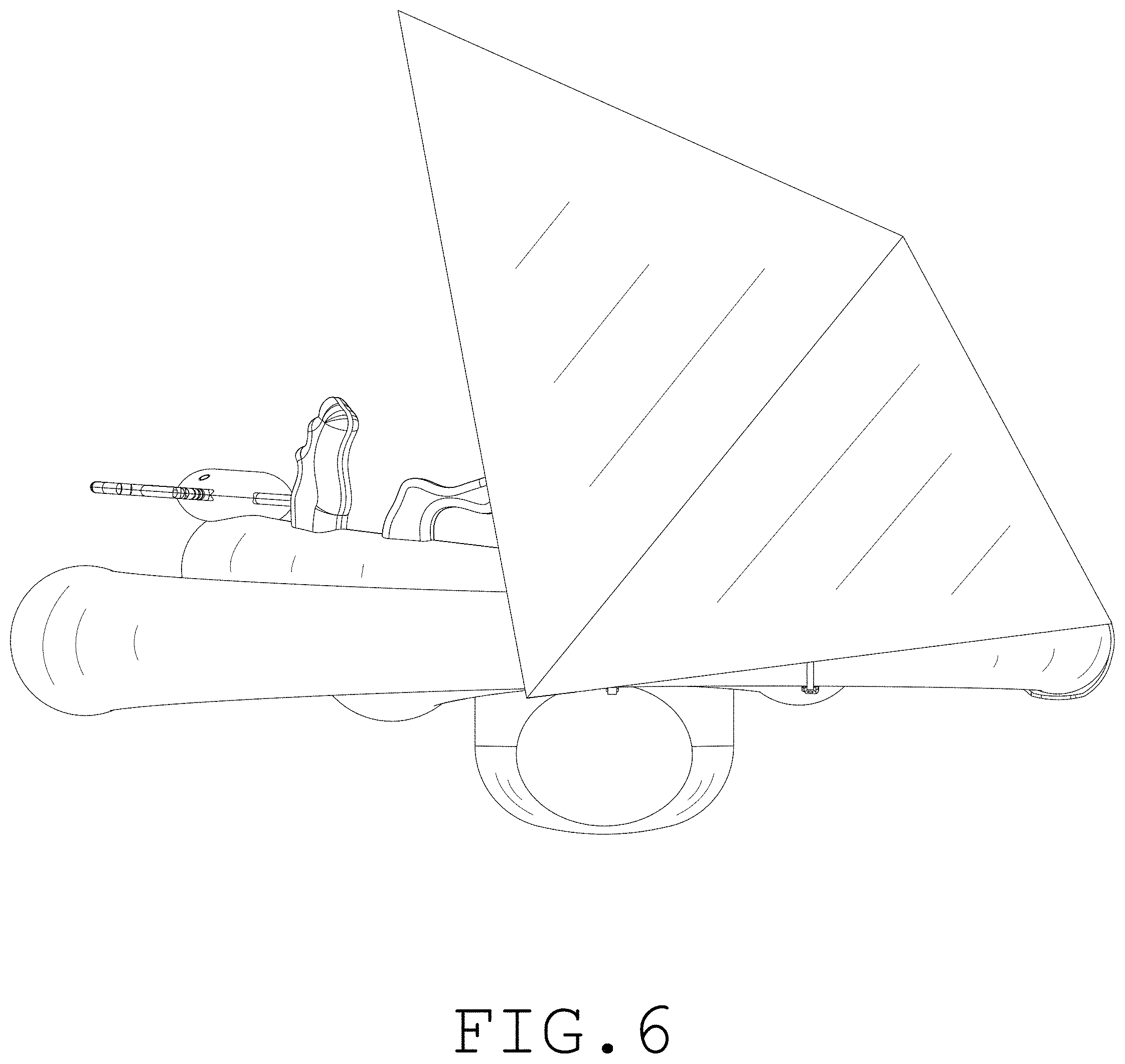 Patent USD0999868 Figure 6 – Inflatable float