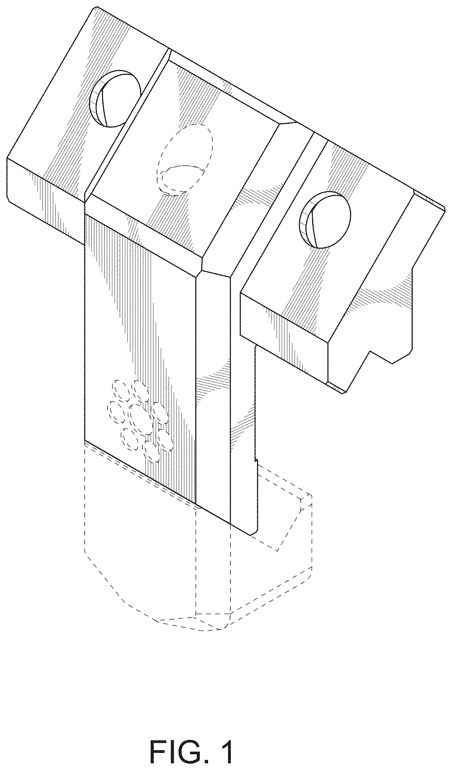 Patent USD0999871 Figure 1 – Offset flashlight mount