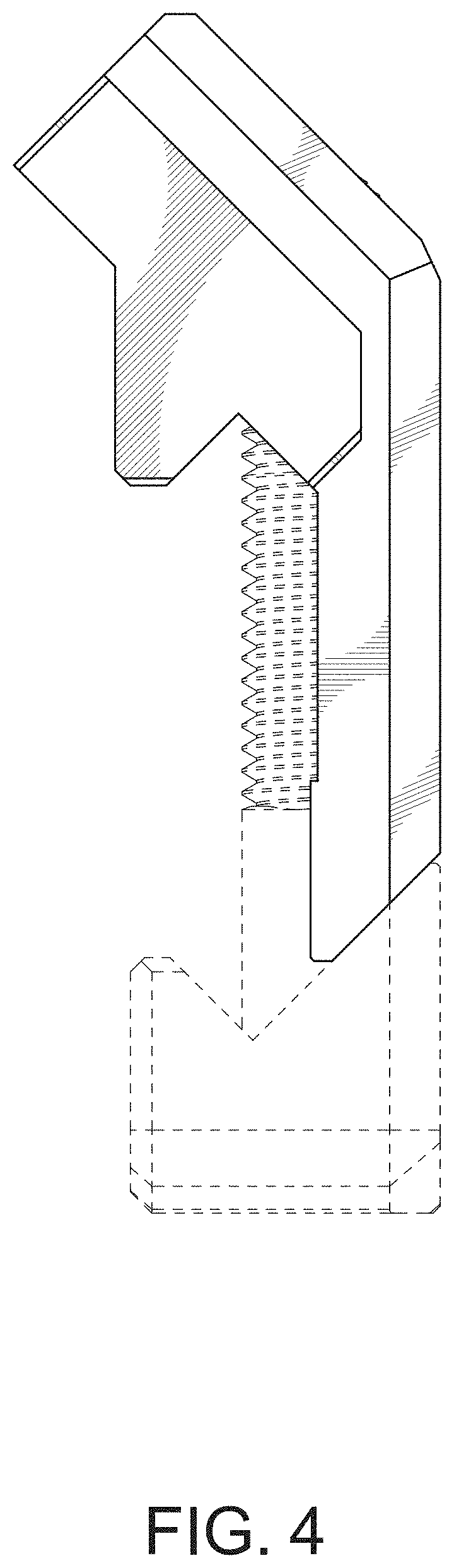 Patent USD0999871 Figure 4 – Offset flashlight mount