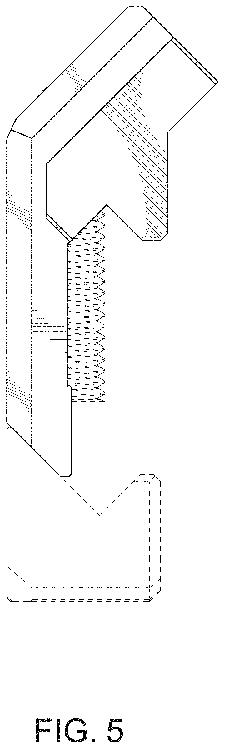 Patent USD0999871 Figure 5 – Offset flashlight mount
