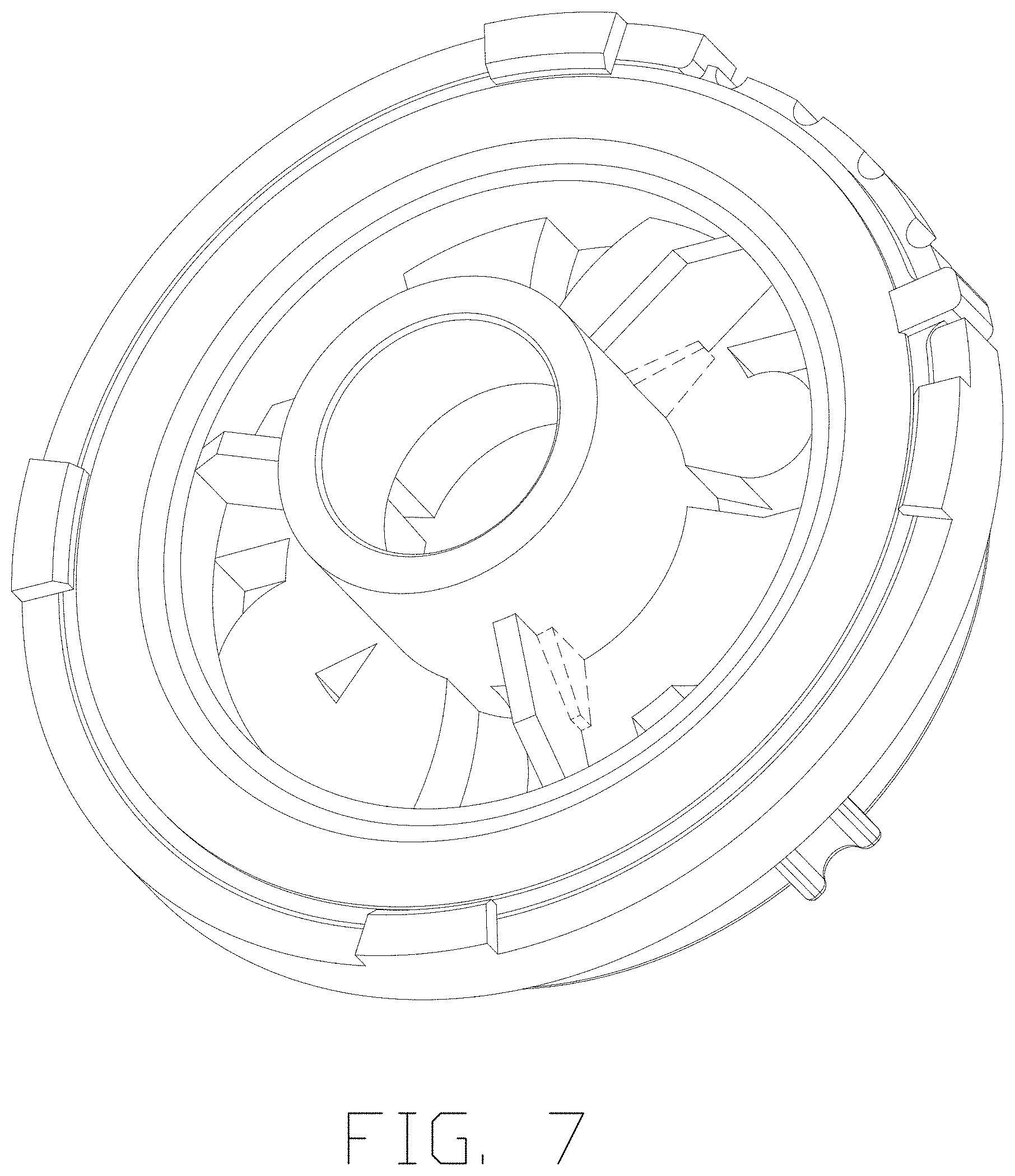 Patent USD0999877 Figure 7 – Fountain base