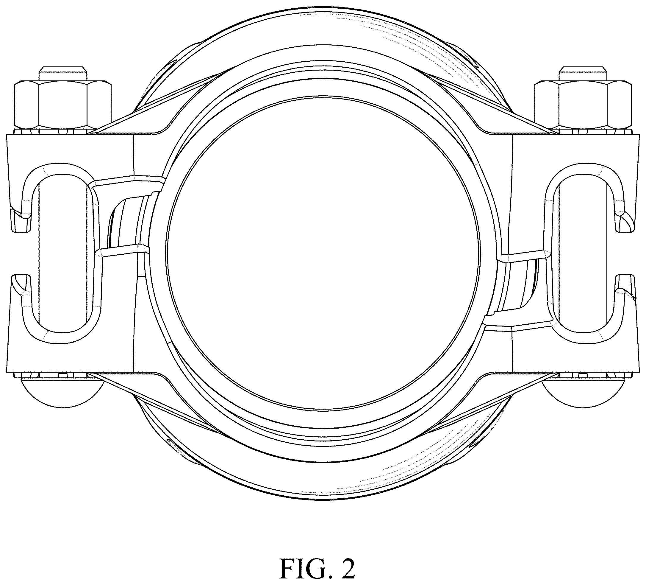 Patent USD0999881 Figure 2 – Pipe coupling