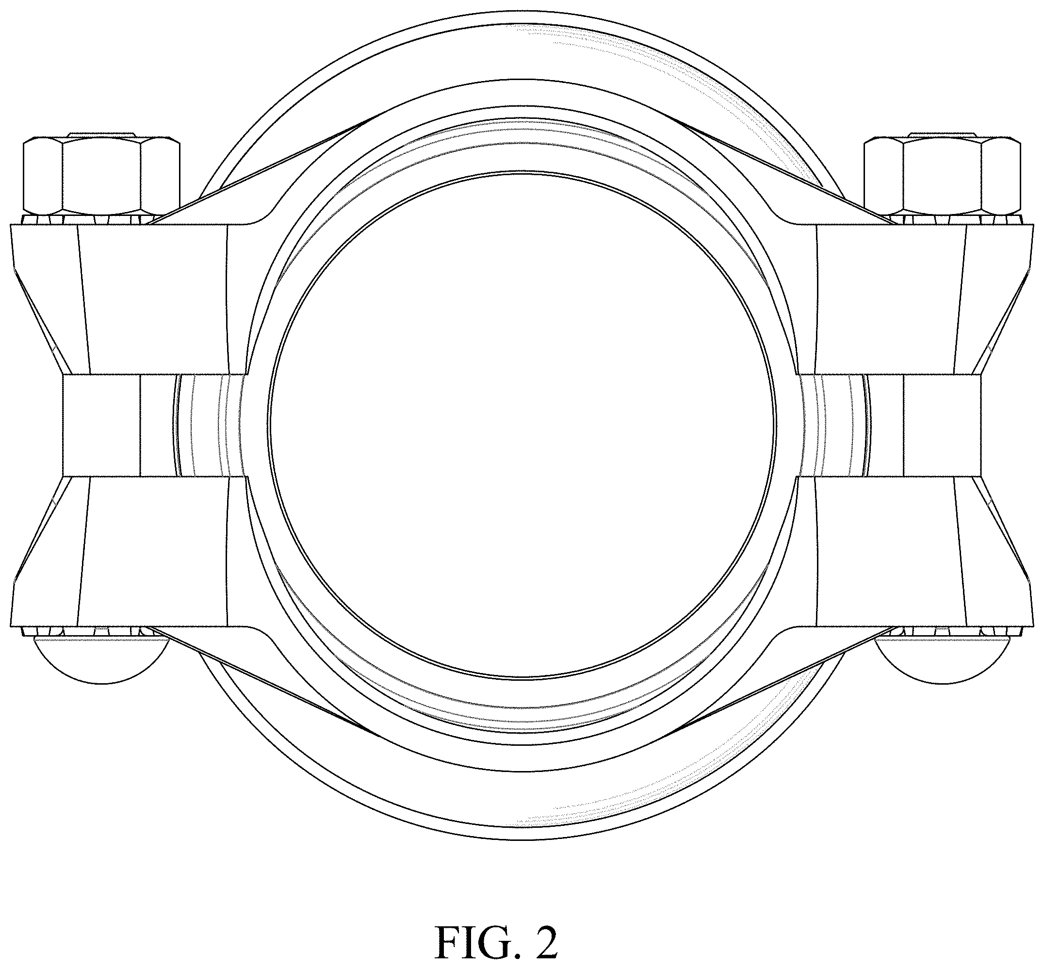 Patent USD0999882 Figure 2 – Pipe coupling