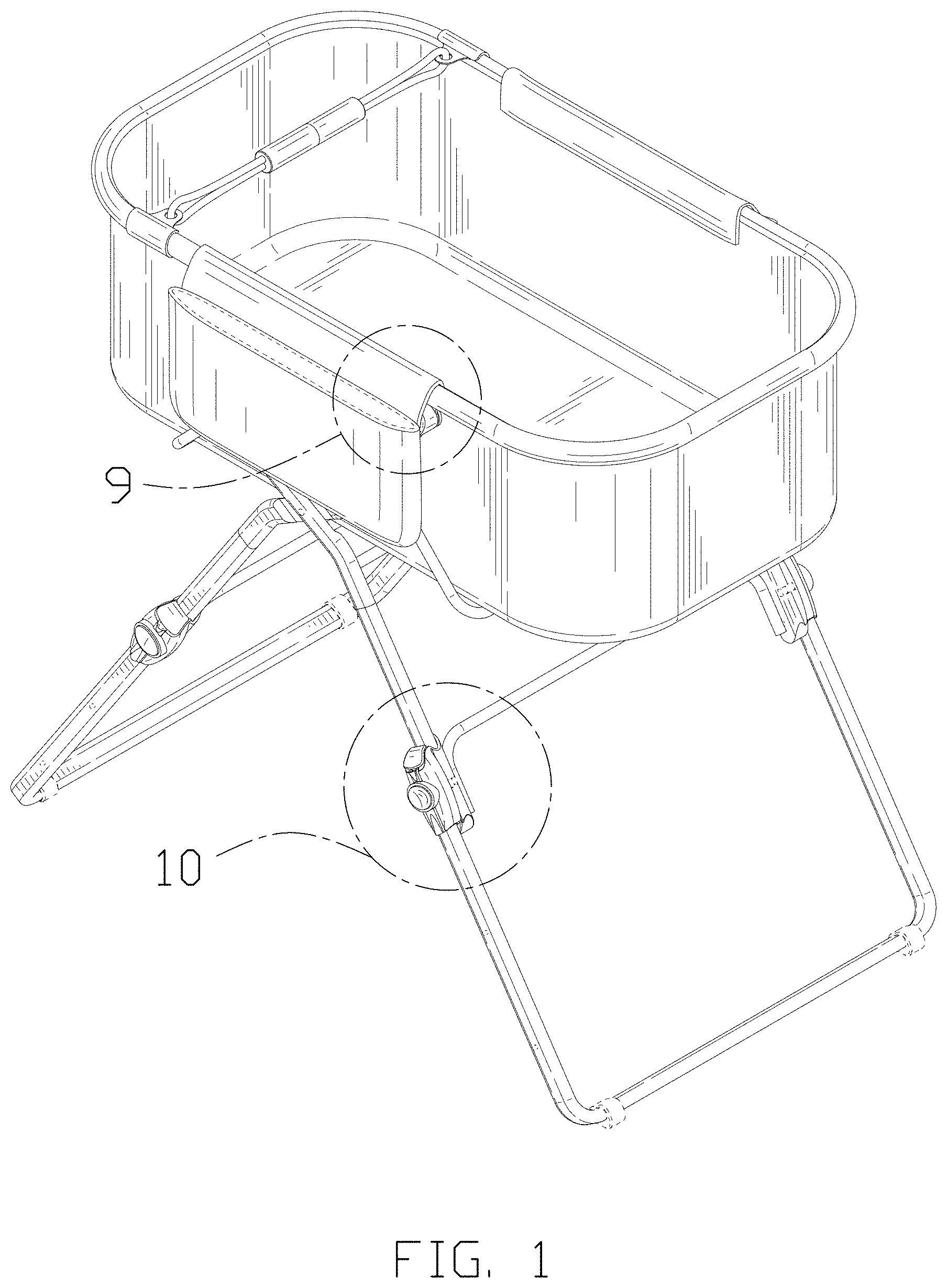 Patent USD0999886 — Baby bath — Figure 1