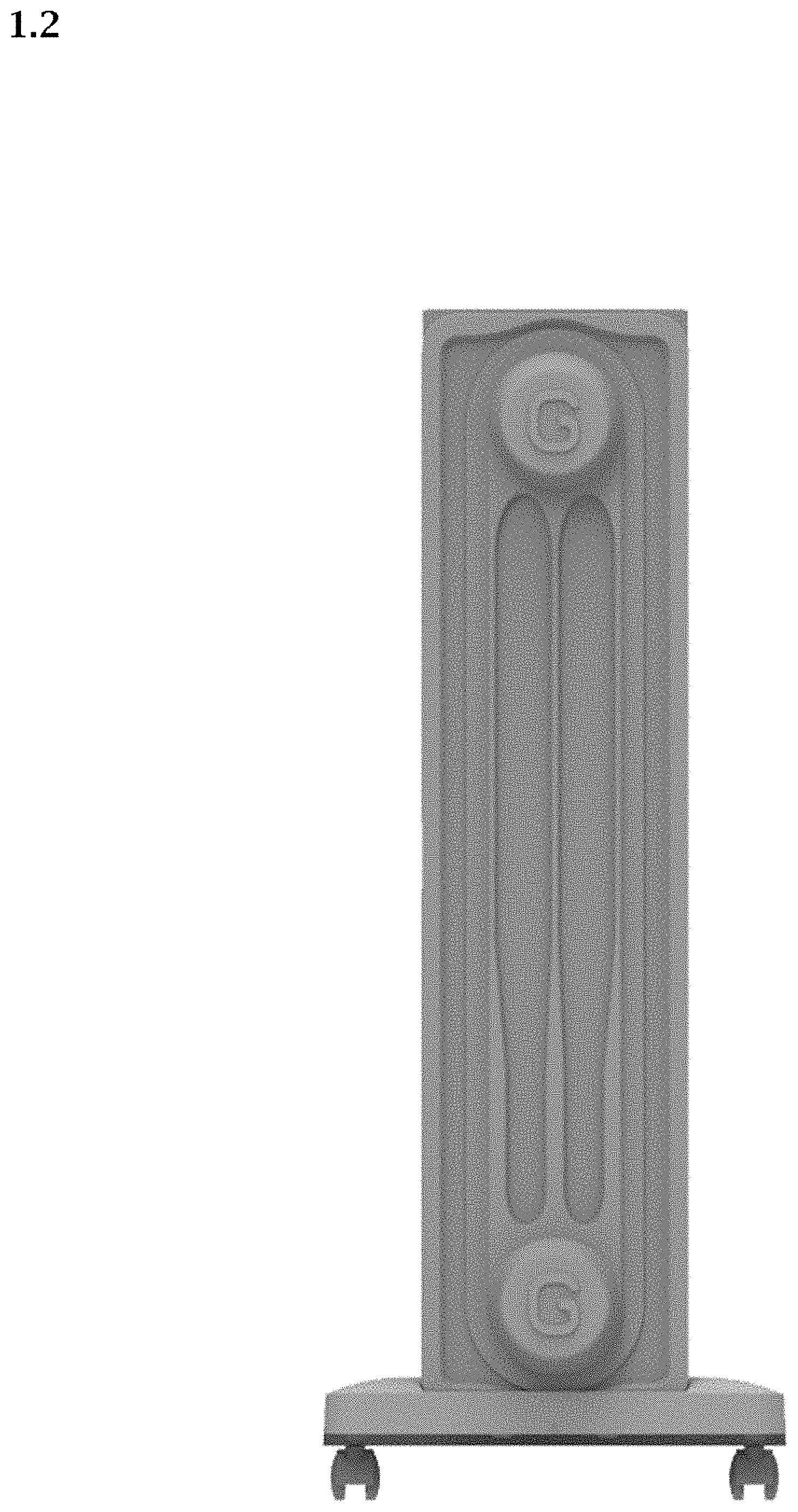 Patent USD0999889 Figure 2 – Electric heater