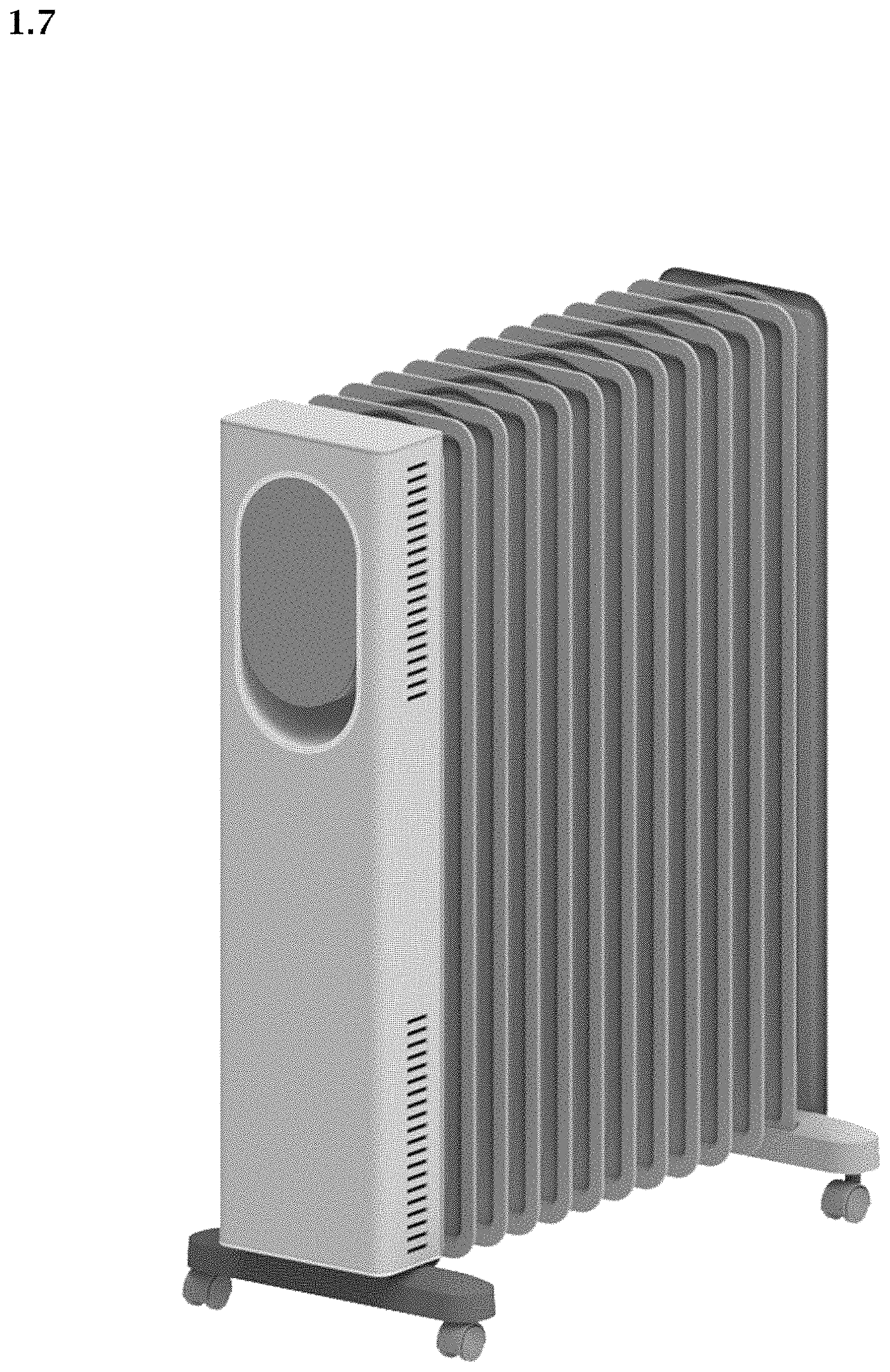 Patent USD0999889 Figure 7 – Electric heater