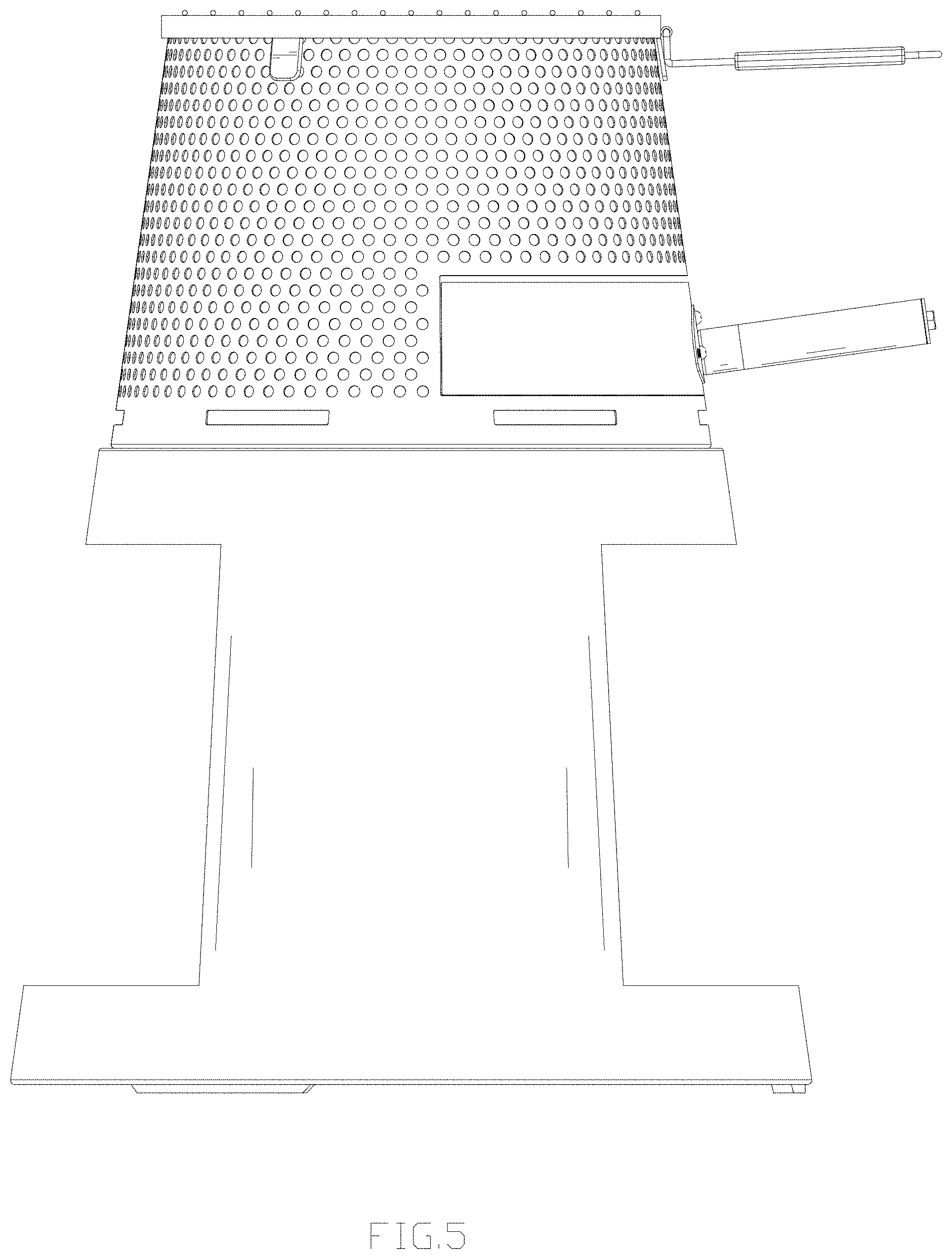 Patent USD0999891 Figure 5 – Fireplace