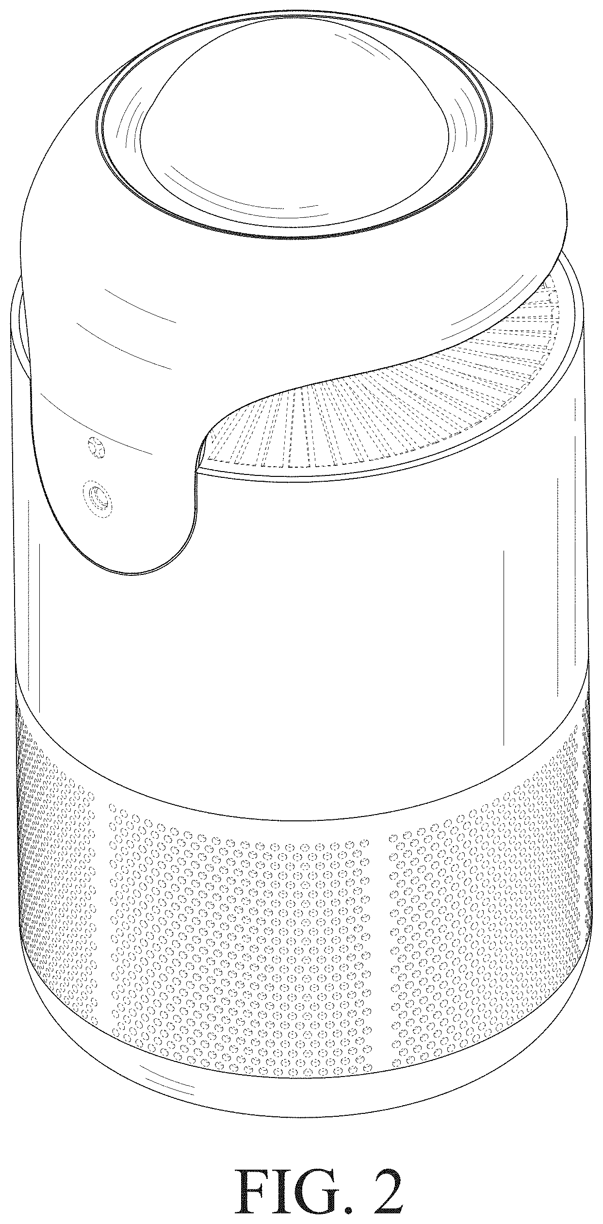 Patent USD0999894 Figure 2 – Air purifier