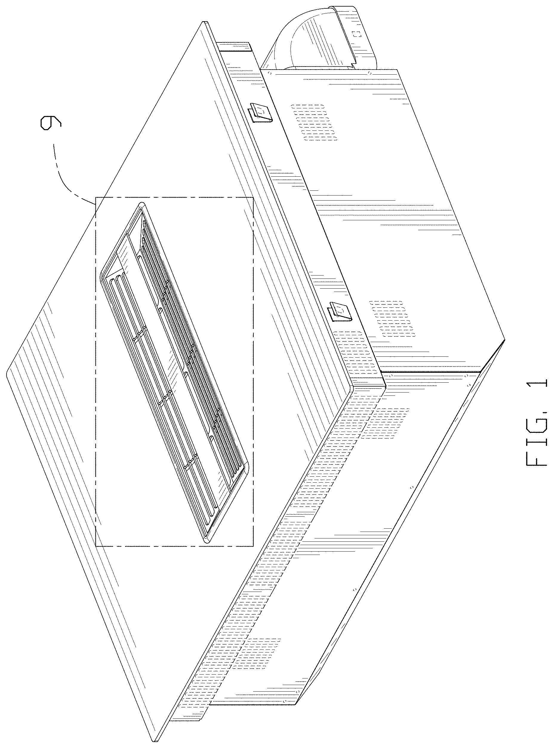 Patent USD0999899 Figure 1 – Range hood