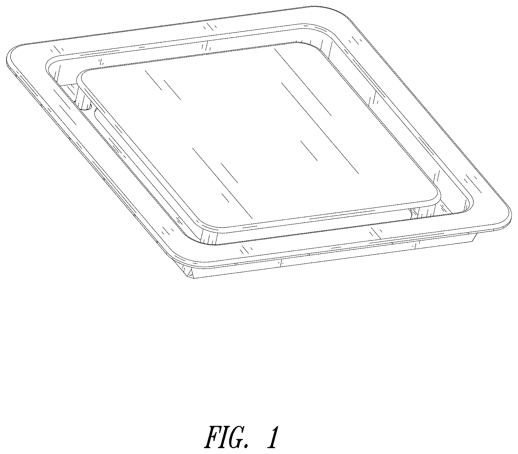 Patent USD0999900 Figure 1 – Recessed shield