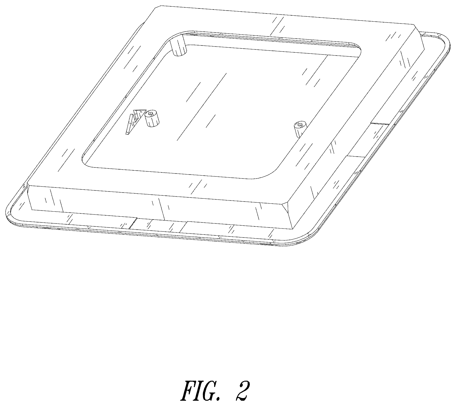 Patent USD0999900 Figure 2 – Recessed shield