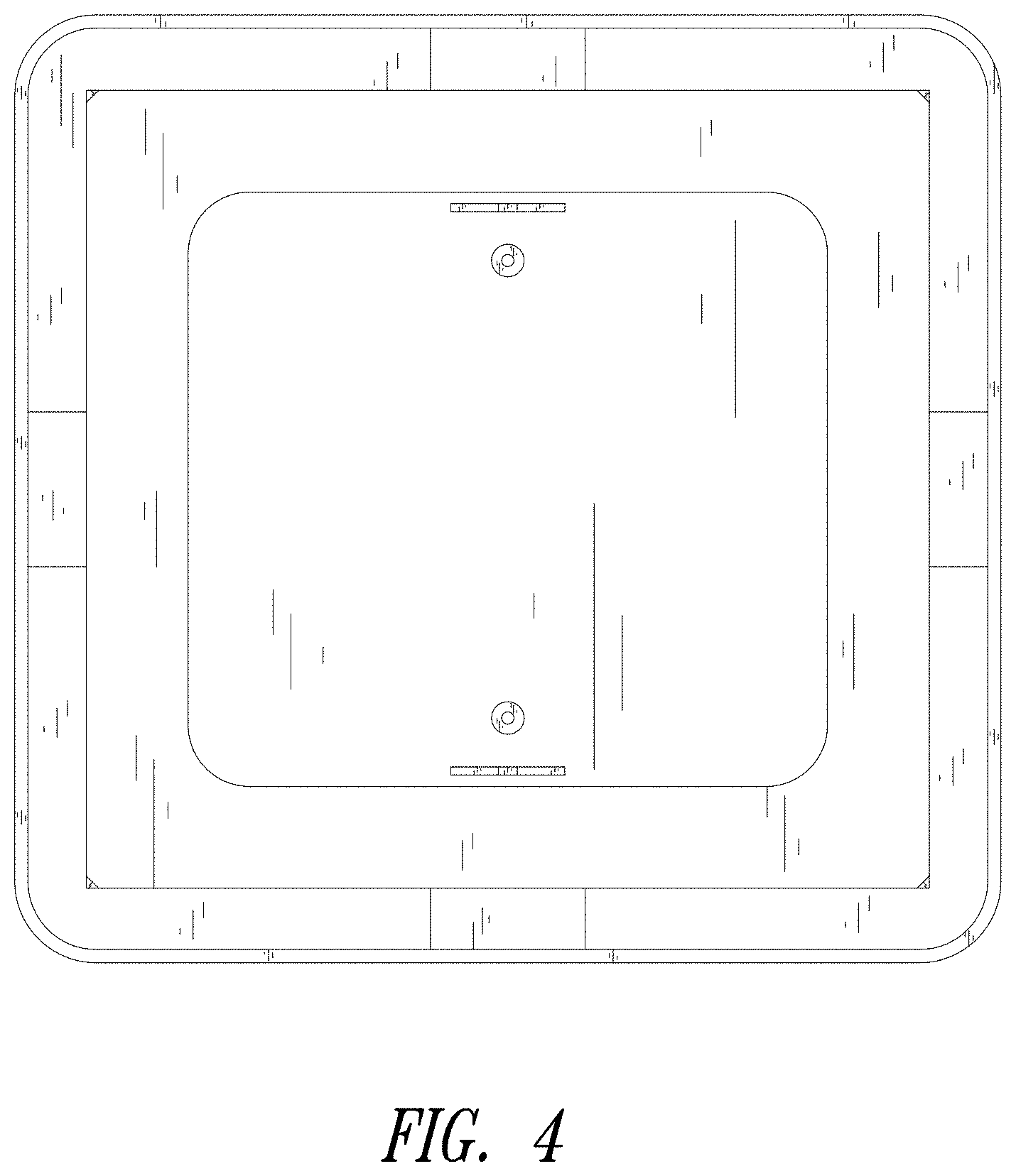 Patent USD0999900 Figure 4 – Recessed shield