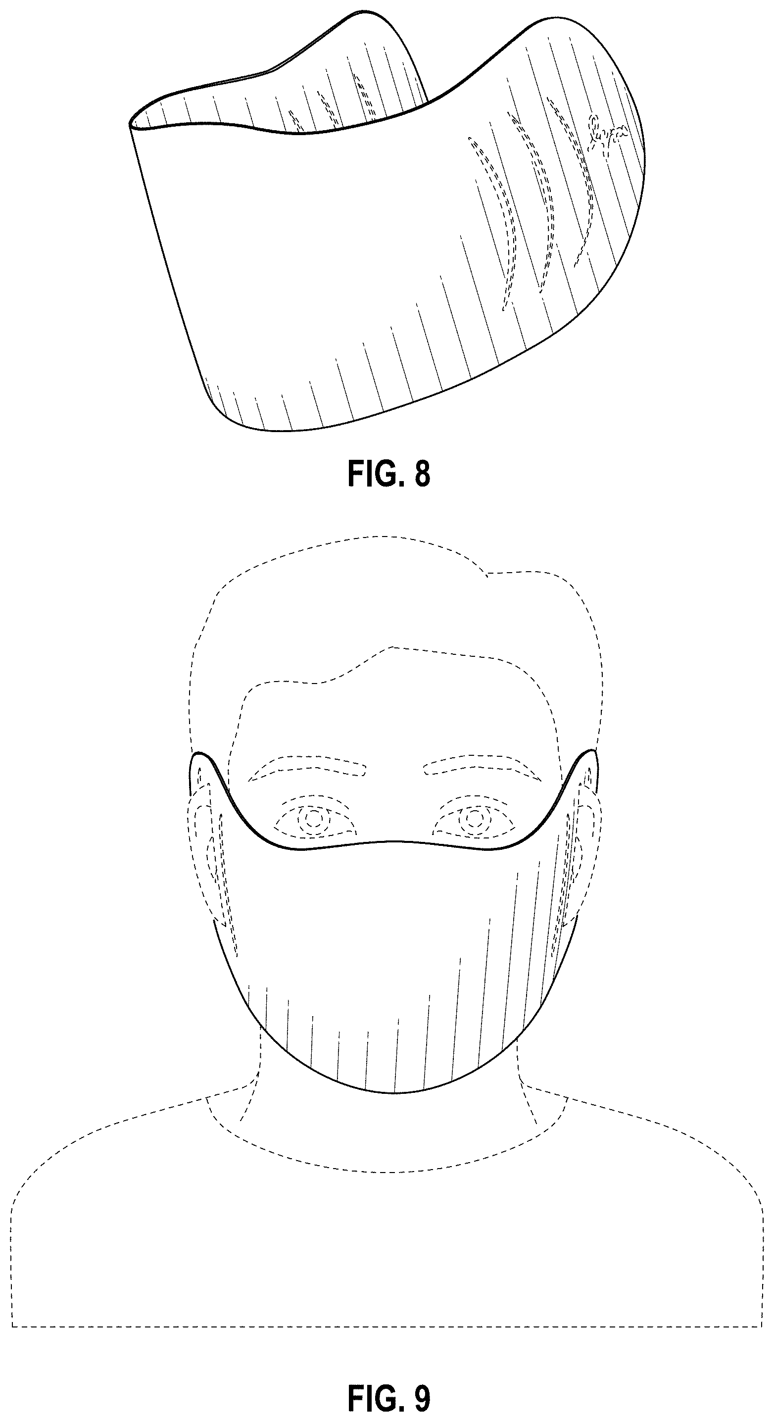 Patent USD0999902 Figure 4 – Face mask