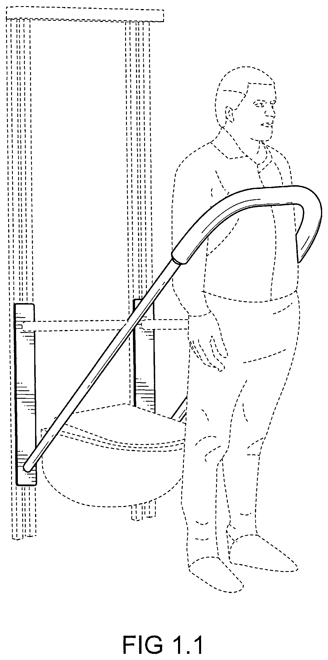 Patent USD0999912 Figure 1 – Toilet support
