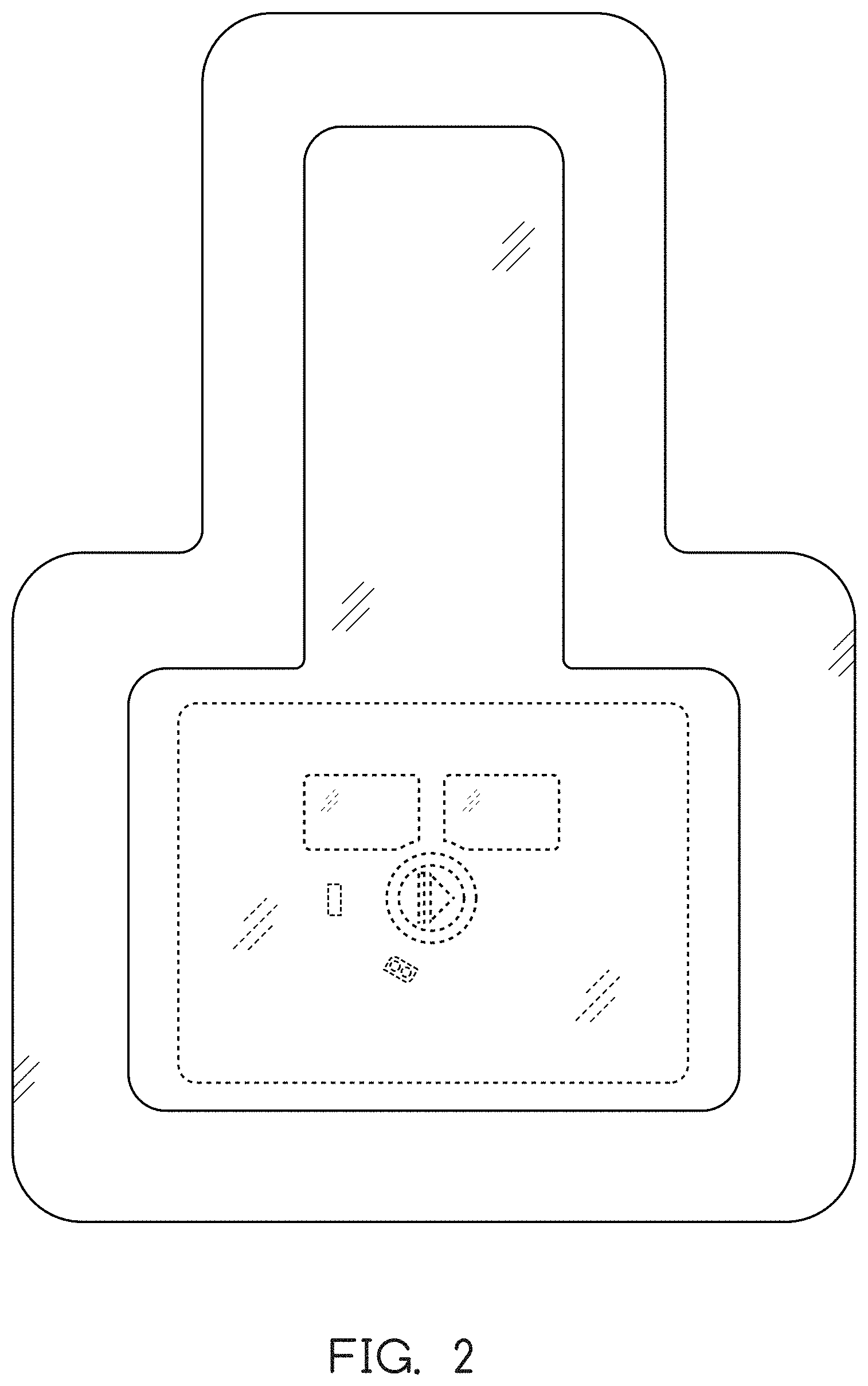 Patent USD0999914 Figure 2 – Medical dressing