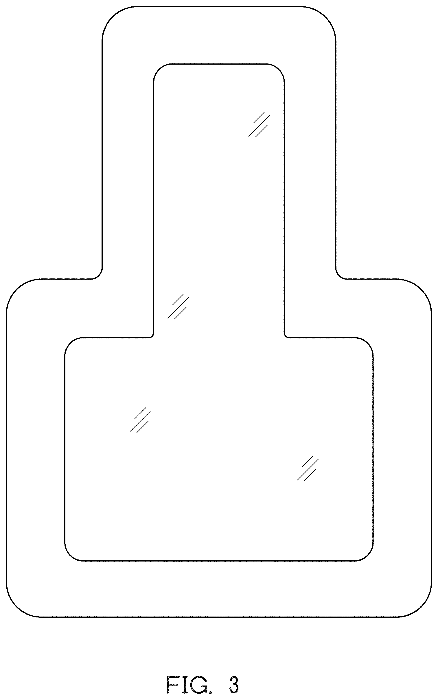 Patent USD0999914 Figure 3 – Medical dressing