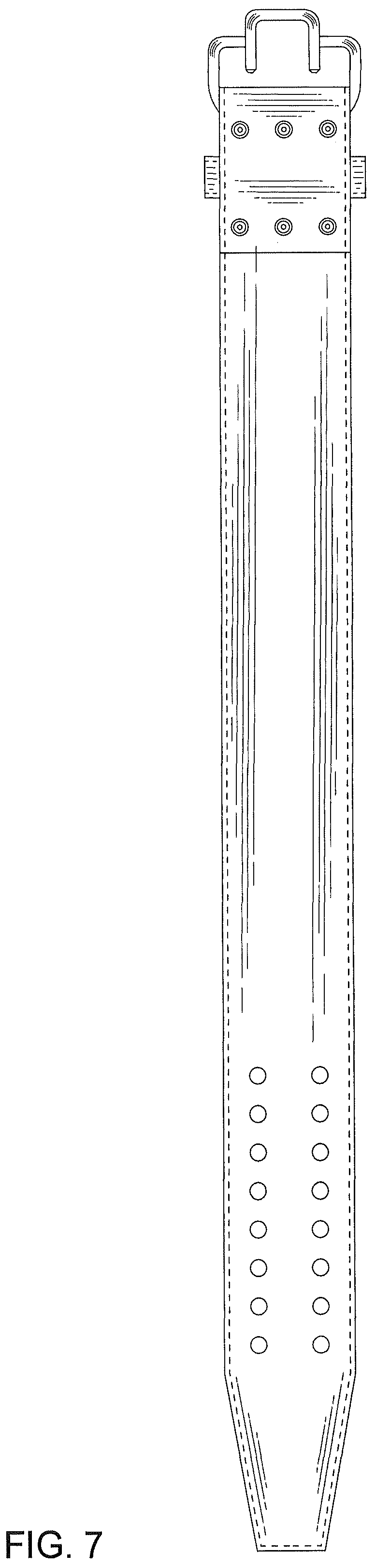 Patent USD0999916 Figure 7 – Weightlifting belt