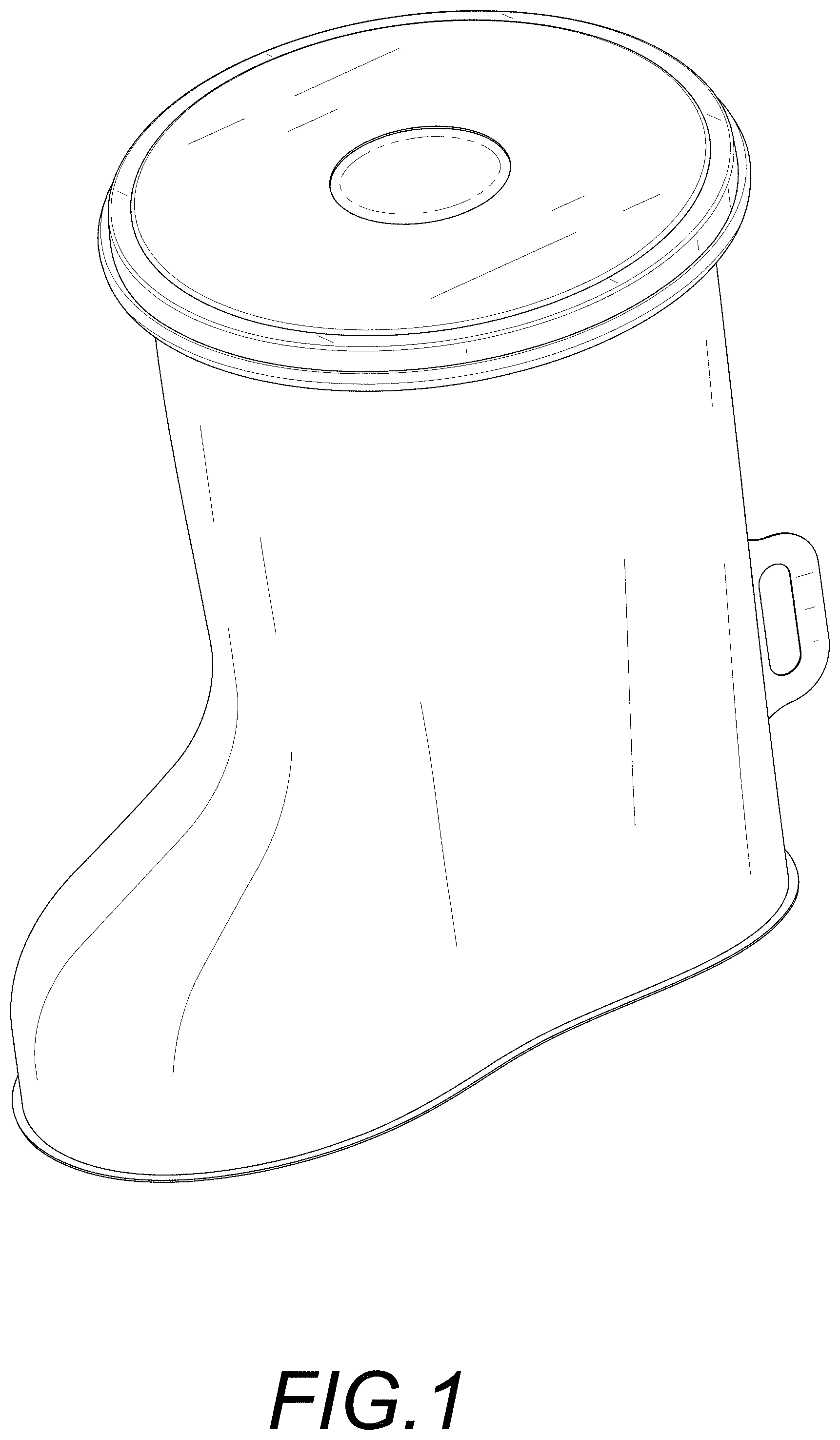 Patent USD0999917 Figure 1 – Leg cast protector
